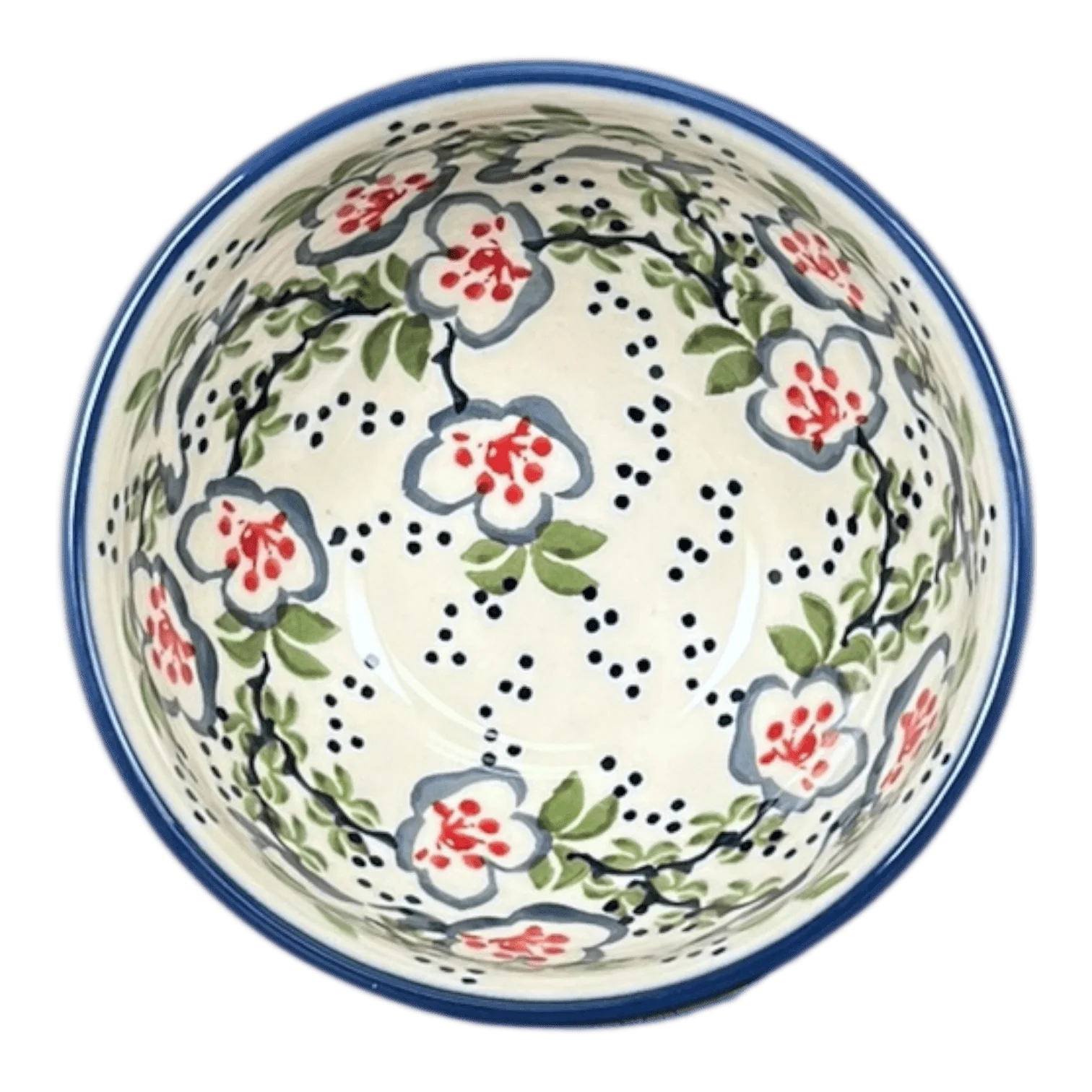 Bowl, Round, Tapered, 5.25" in "Flowers & Lace" by Manufaktura | M052U-P372 - Image 2