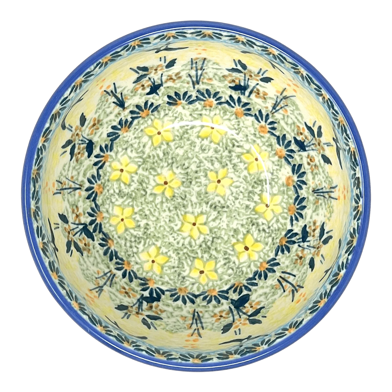 Bowl, Round, Tapered, 5.25" in "Soaring Swallows" by Manufaktura | M052S-WK57 - Image 2