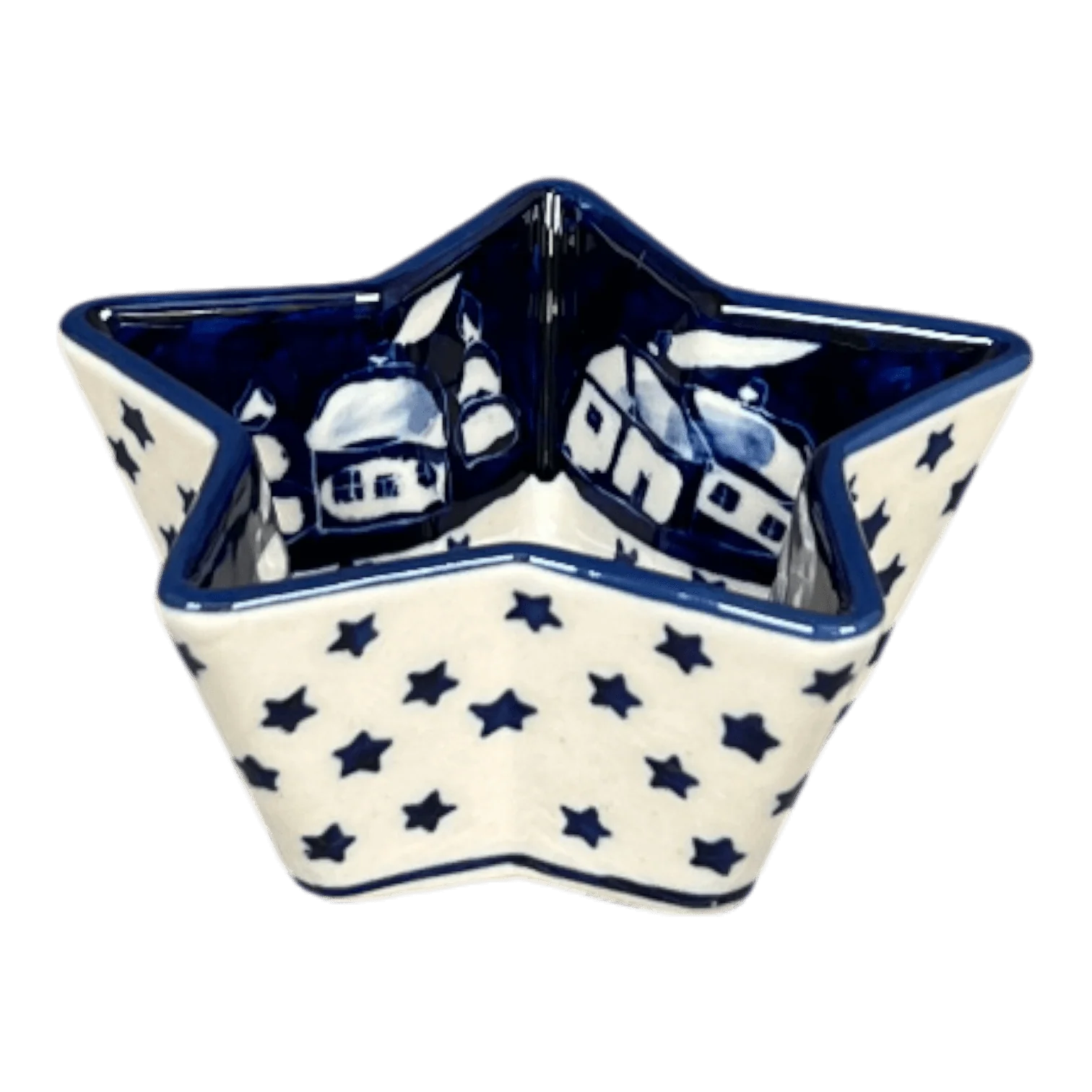 Bowl, Star-Shaped, Small in "Winter's Eve" by Manufaktura | M046S-IBZ - Image 4