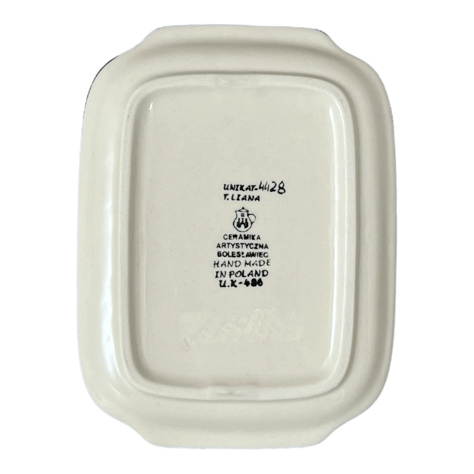 Butter Dish, 7" x 5.5" in "Aztec Blues" by Ceramika Artystyczna | A295-U4428 - Image 6