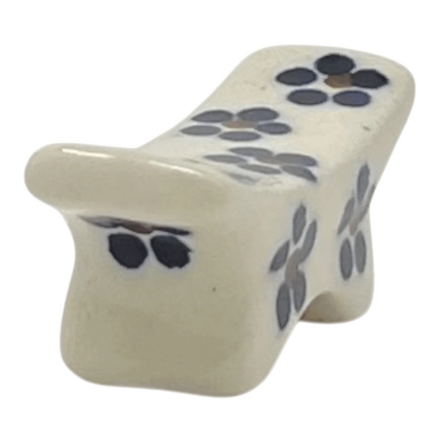 Chopstick Rest, 2" x 0.5" in "Petite Floral" by Manufaktura | P021T-64 - Image 3