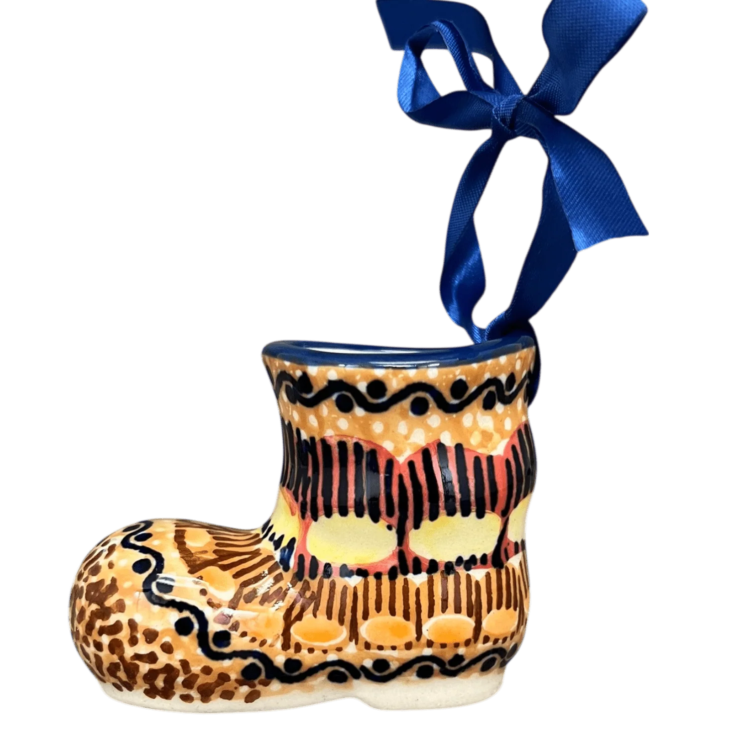Ornament, Christmas Boot, 2.25" in "Desert Sunrise" by Manufaktura | K017U-KLJ
