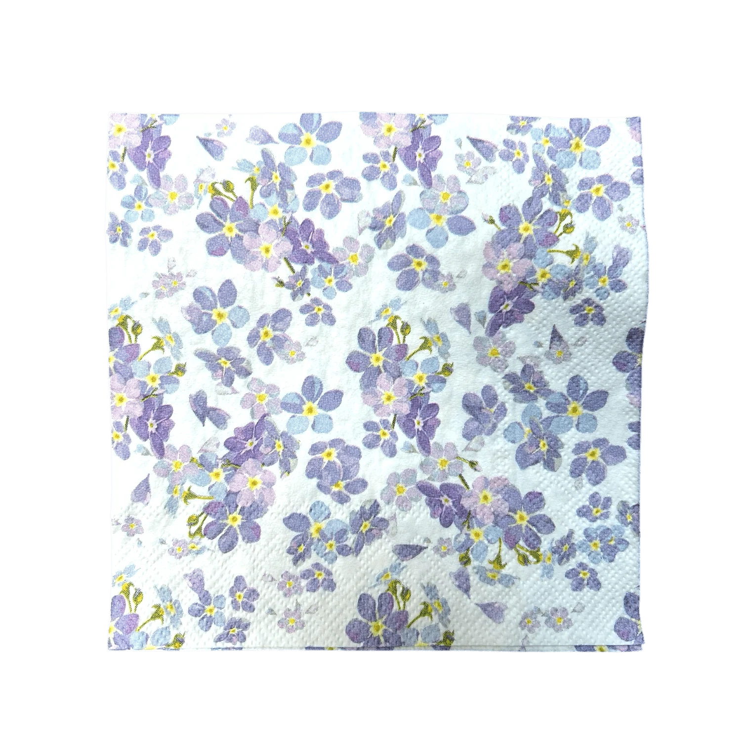 Paper Cocktail Napkins in "Forget Me Nots" by MAKI | CDWI-008101