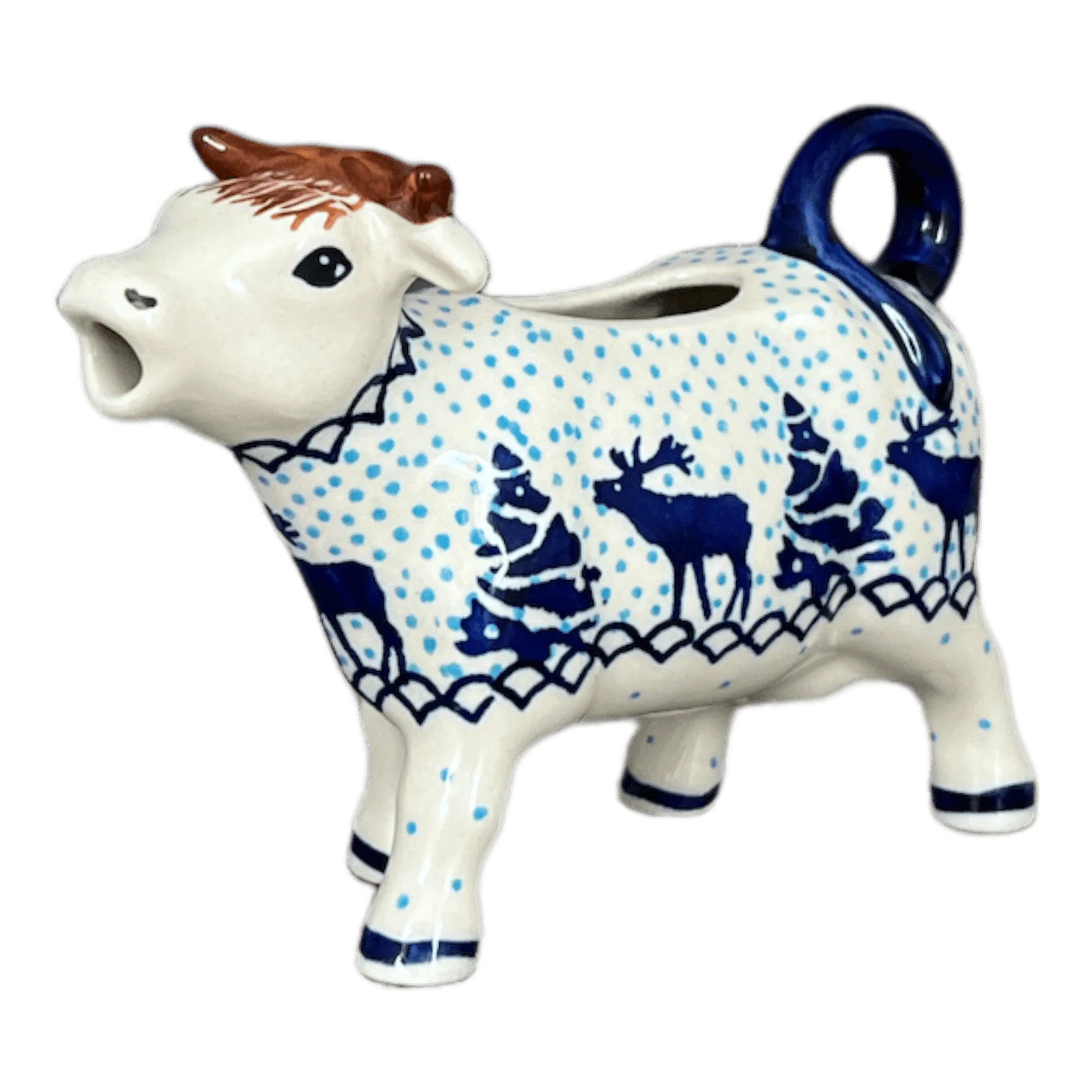 Creamer, Cow, 4 oz in "Peaceful Season" by Manufaktura | D081T-JG24 - Image 2