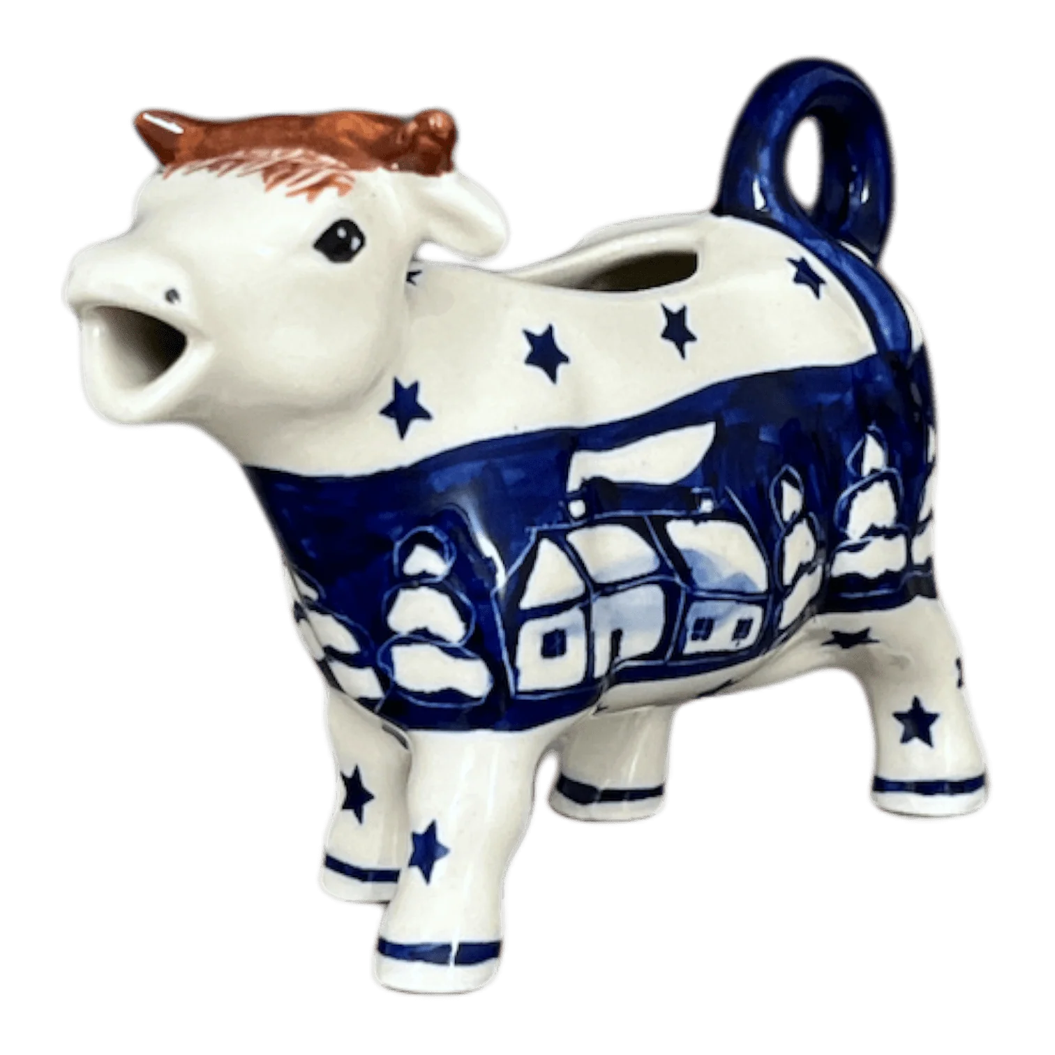 Creamer, Cow, 4 oz in "Winter's Eve" by Manufaktura | D081S-IBZ