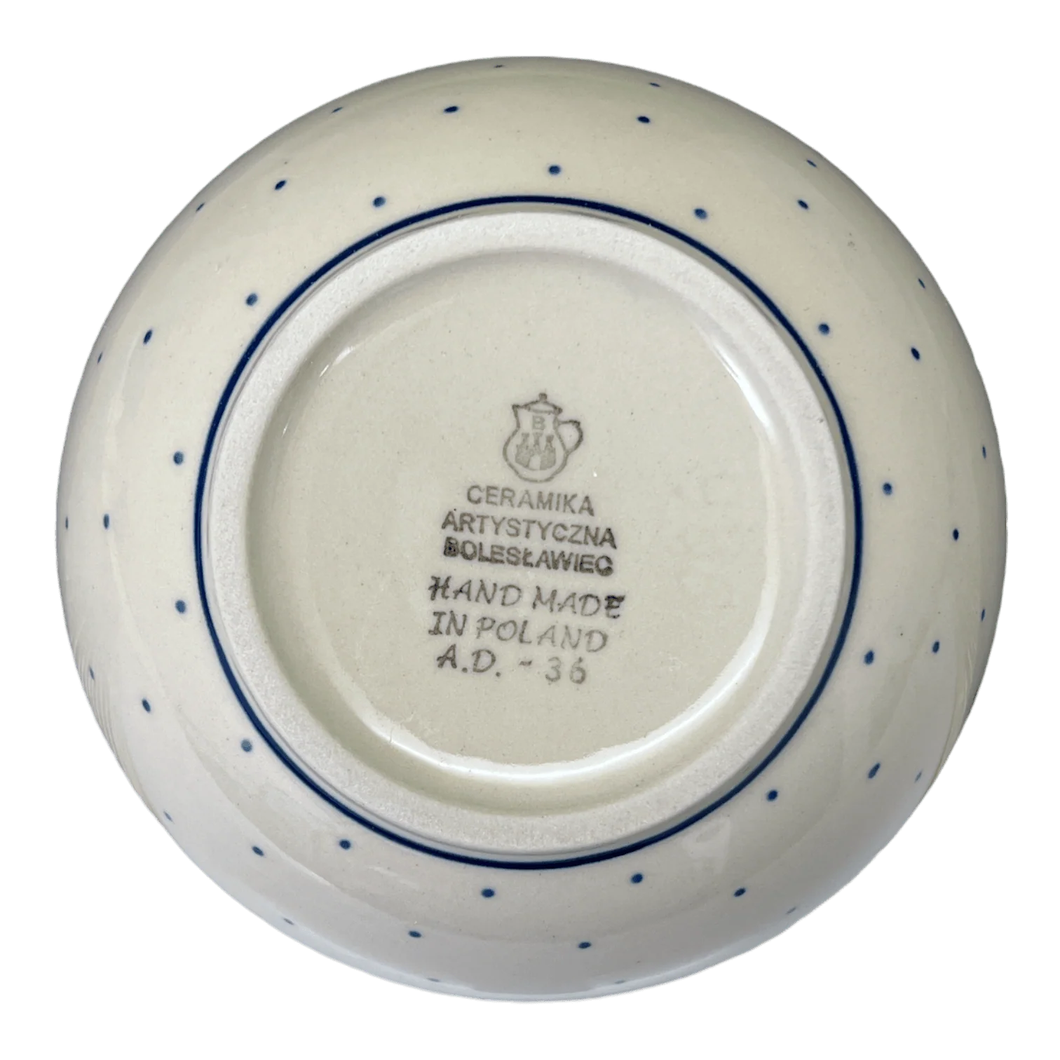 Bowl, Round, Deep, 5.5" in "Sunny Circle" by Ceramika Artystyczna | A986-0215 - Image 3