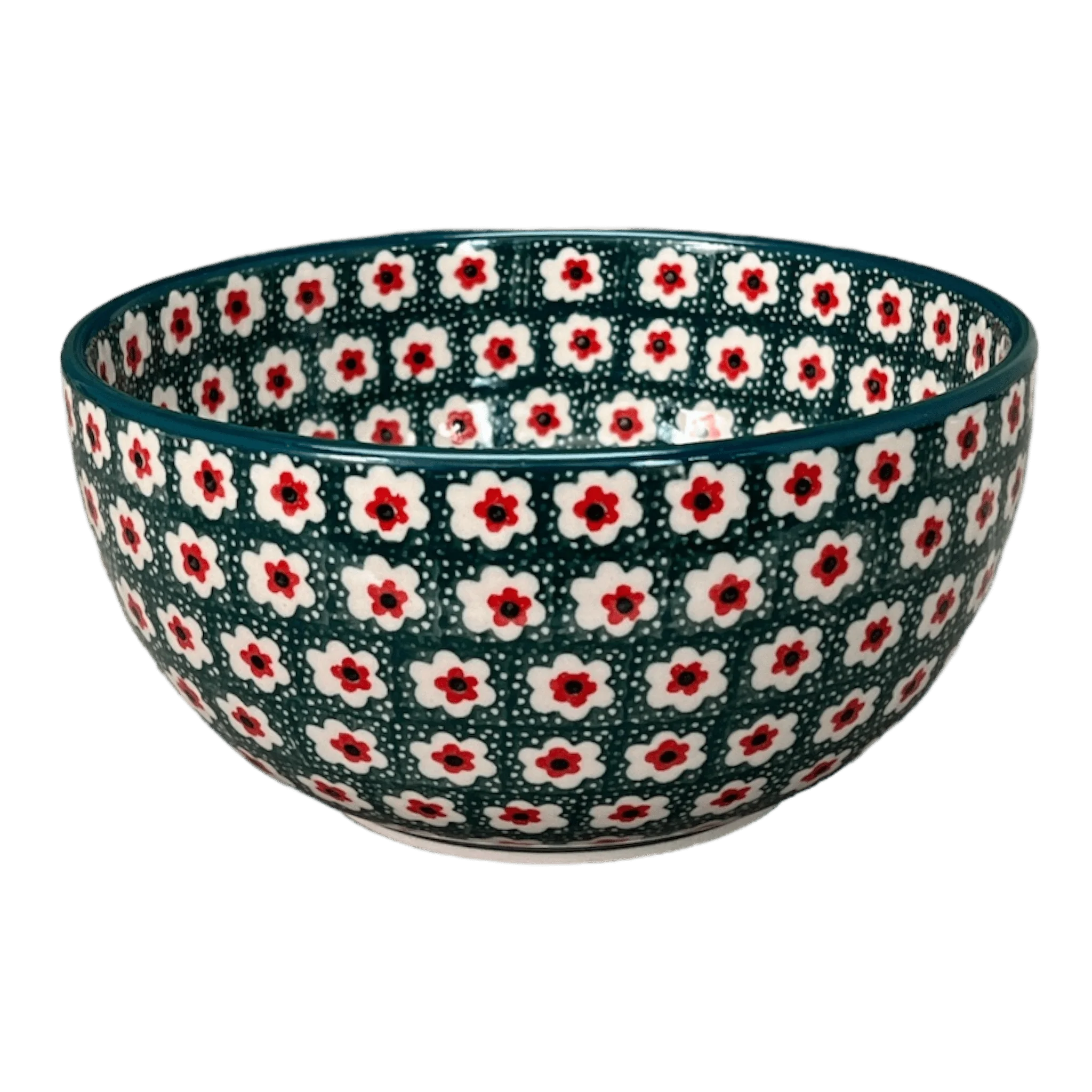 Bowl, Round, Deep, 6.25" in "Riot Daffodils" by Ceramika Artystyczna | AC37-1174Q