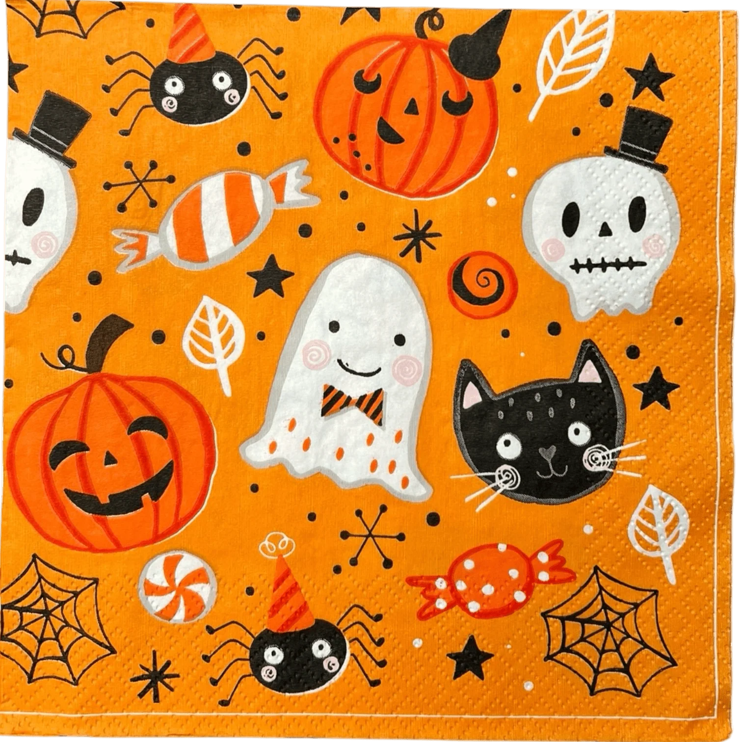 Paper Dinner Napkins in "Halloween Booo" by MAKI | SDOG-030701