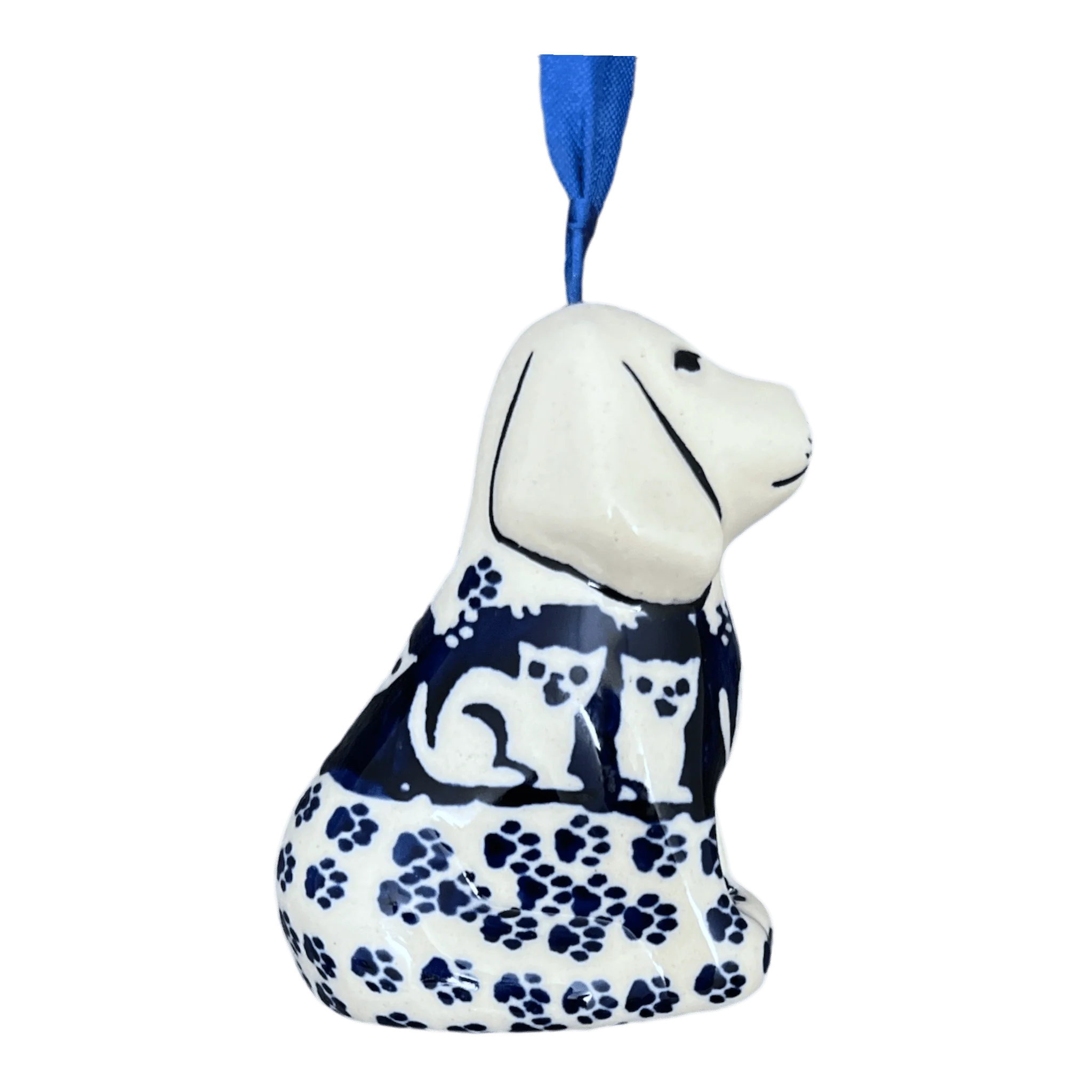 Ornament, Dog, 3" in "Kitty Cat Path" by Manufaktura | K164T-KOT6 - Image 2