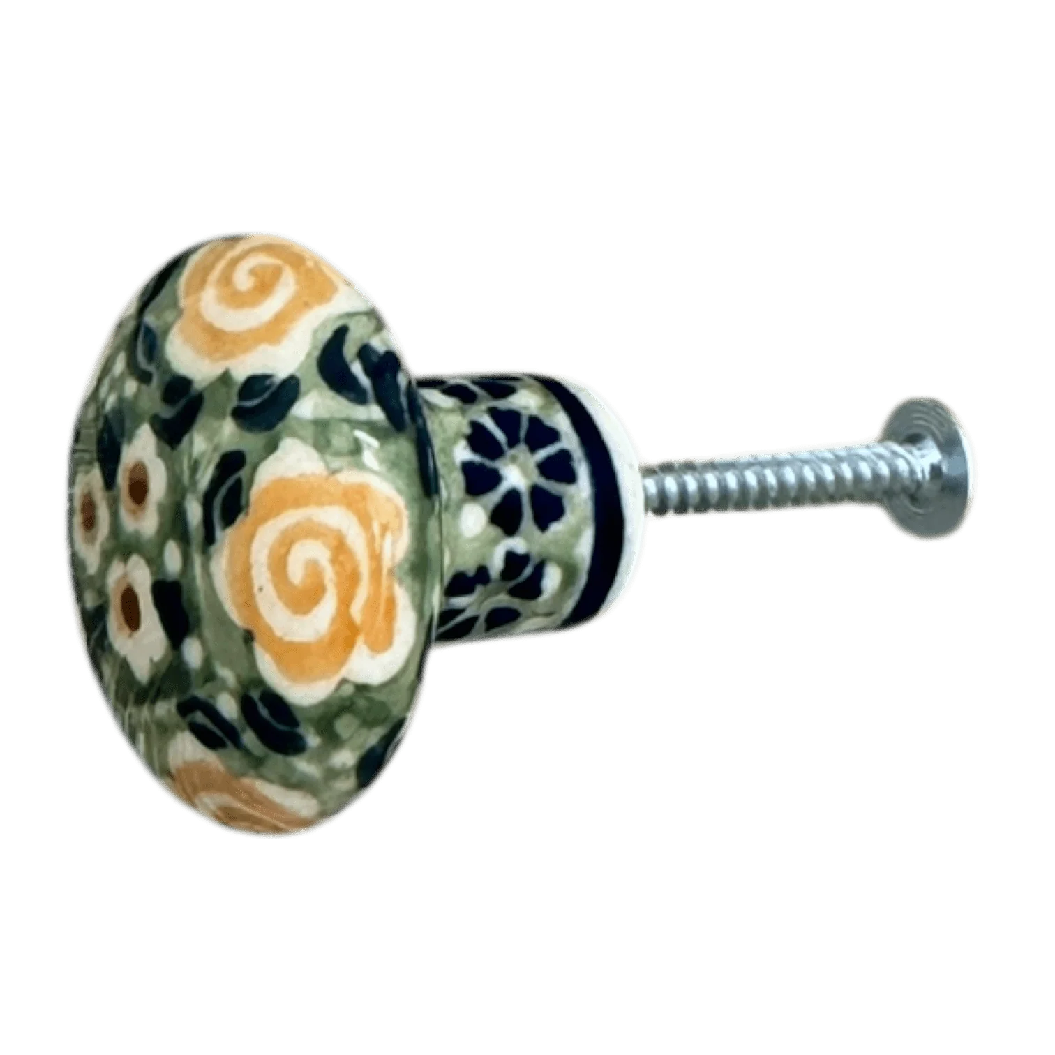 Drawer Pull, 1.5" in "Perennial Garden" by Manufaktura | U001S-LM - Image 2