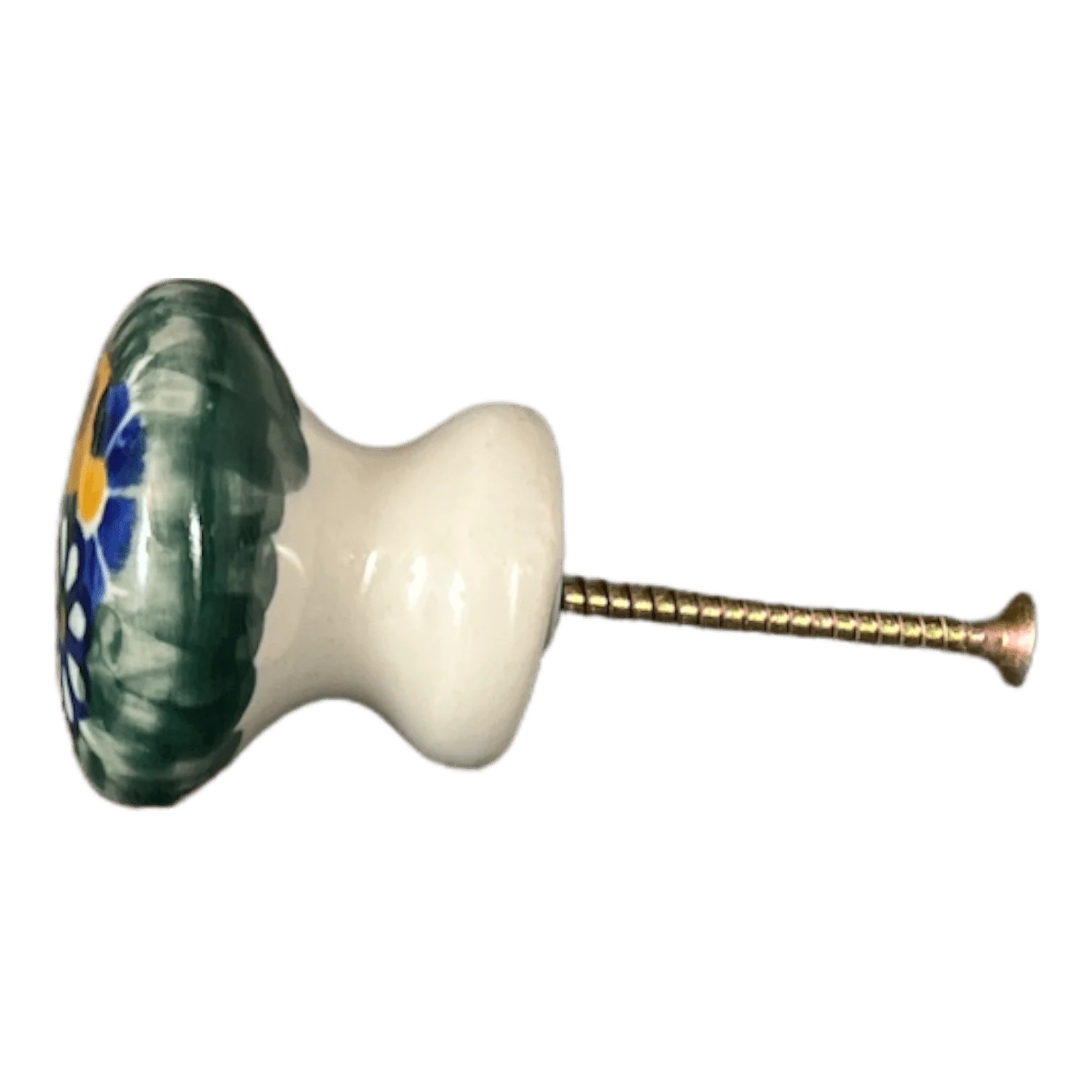 Drawer Pull, 1.25", WR (WR67A) in "Chamomile" by W.R. Ceramika | WR67A-RC4 - Image 3