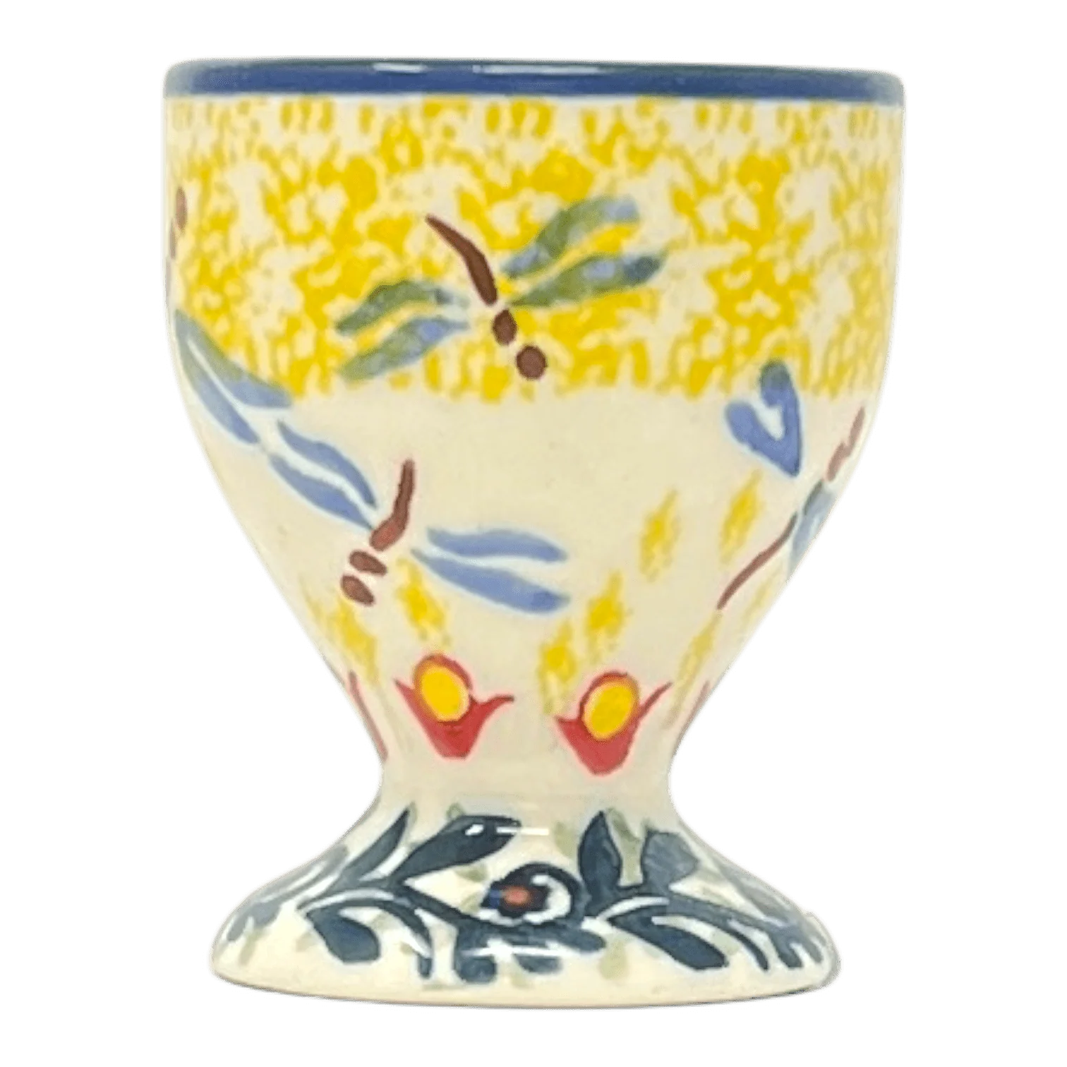 Egg Cup, 2.5" in "Dragonfly Delight" by Manufaktura | J050S-JZ36