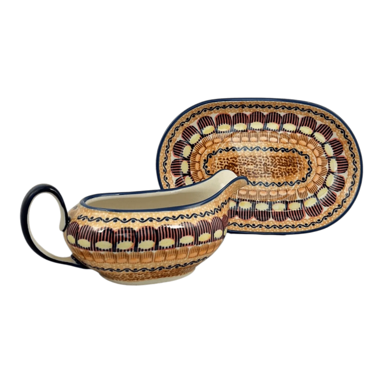 Gravy Boat, 14 oz in "Desert Sunrise" by Manufaktura | S119U-KLJ - Image 3
