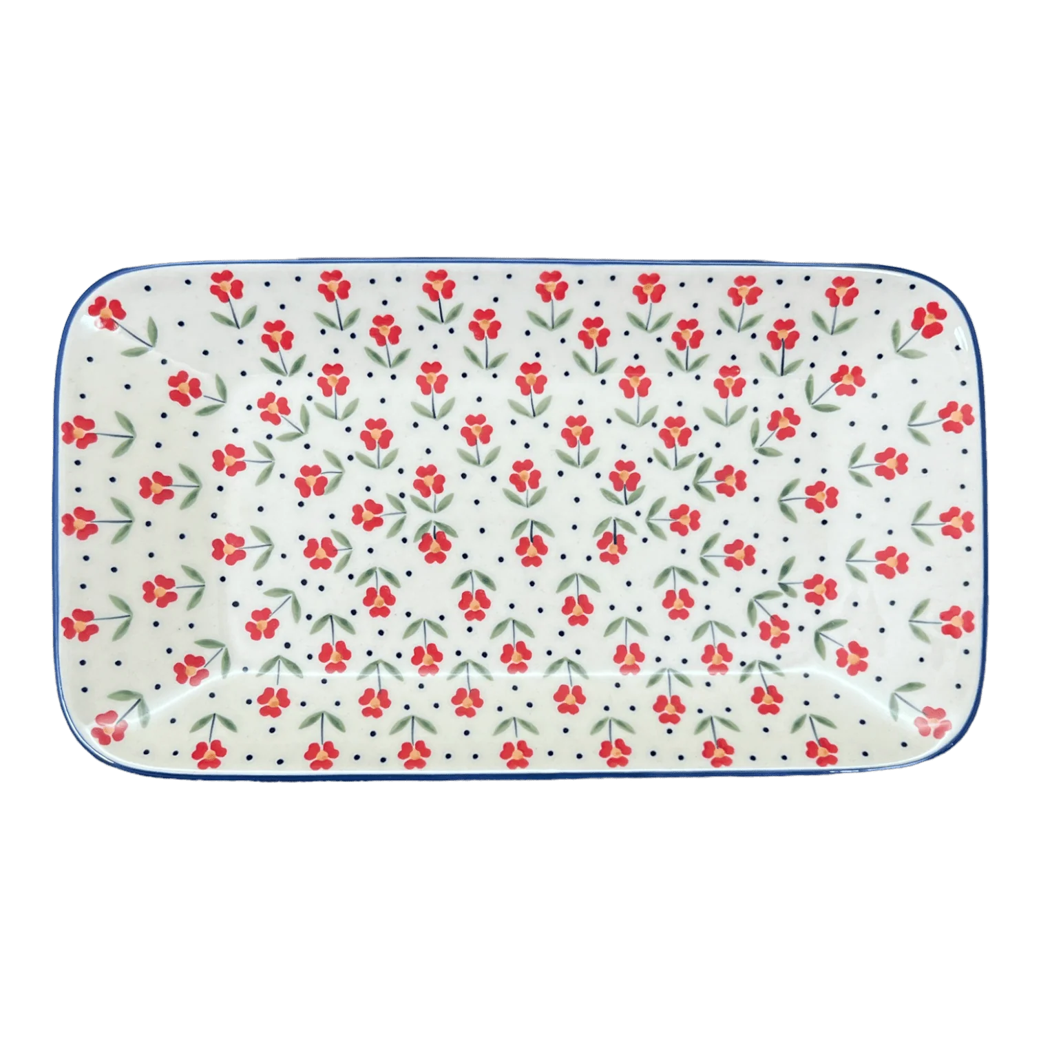 Platter, Rectangular, 14" x 8" in "Simply Beautiful" by Manufaktura | P202T-AC61 - Image 3