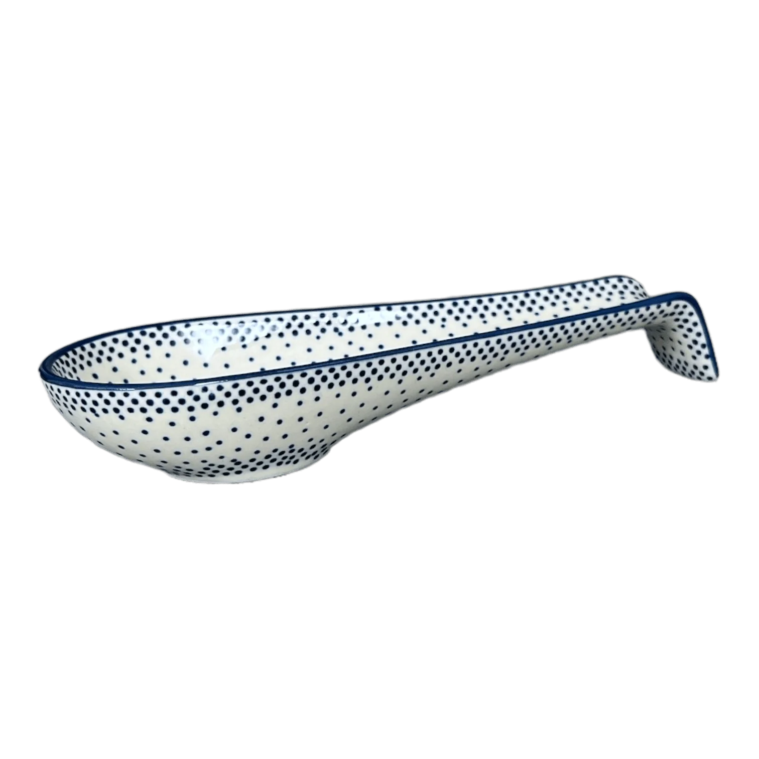 Spoon Rest, Large, 9.25" in "Misty Blue" by Manufaktura | P007U-61A