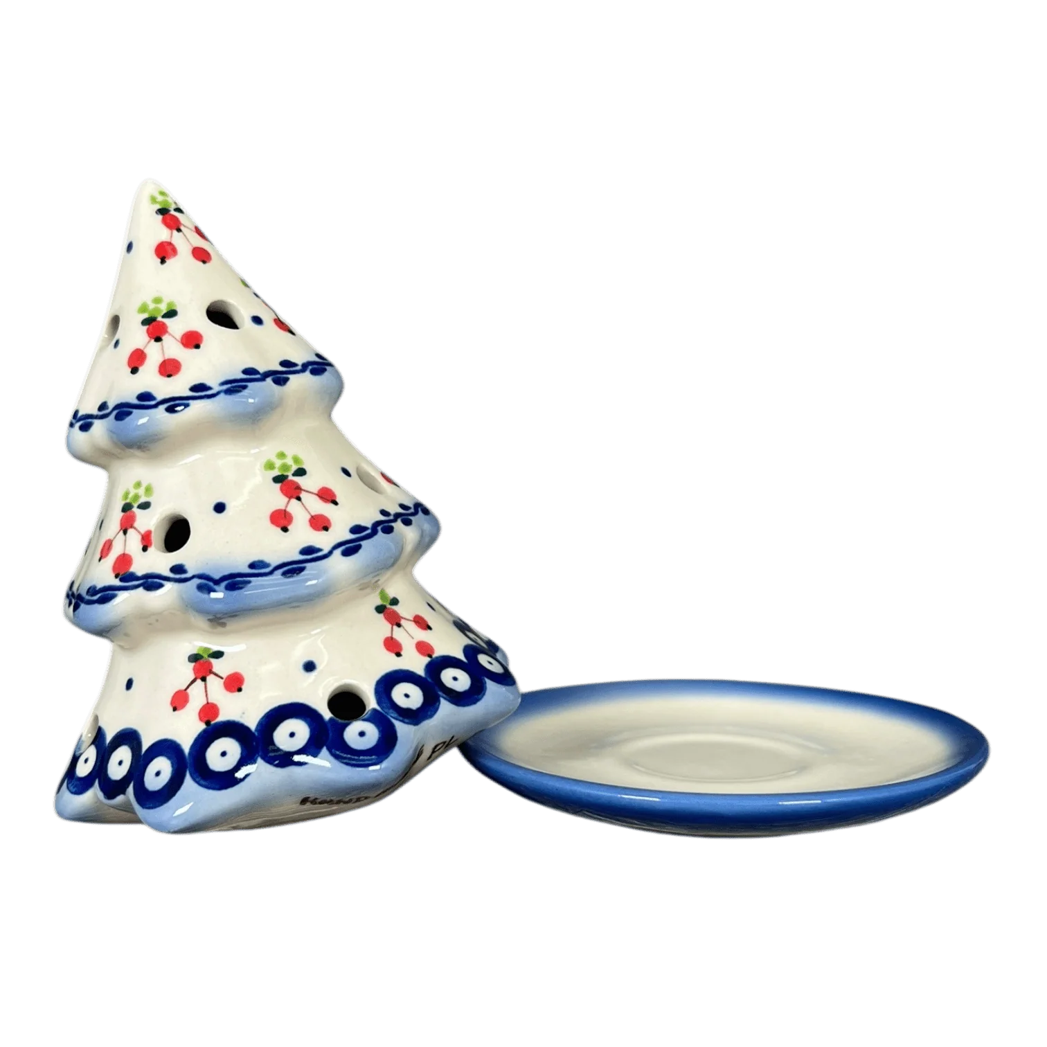 Luminary, Christmas Tree, 5" Small in "Currant Berries" by Galia | GCH03-PJ - Image 3