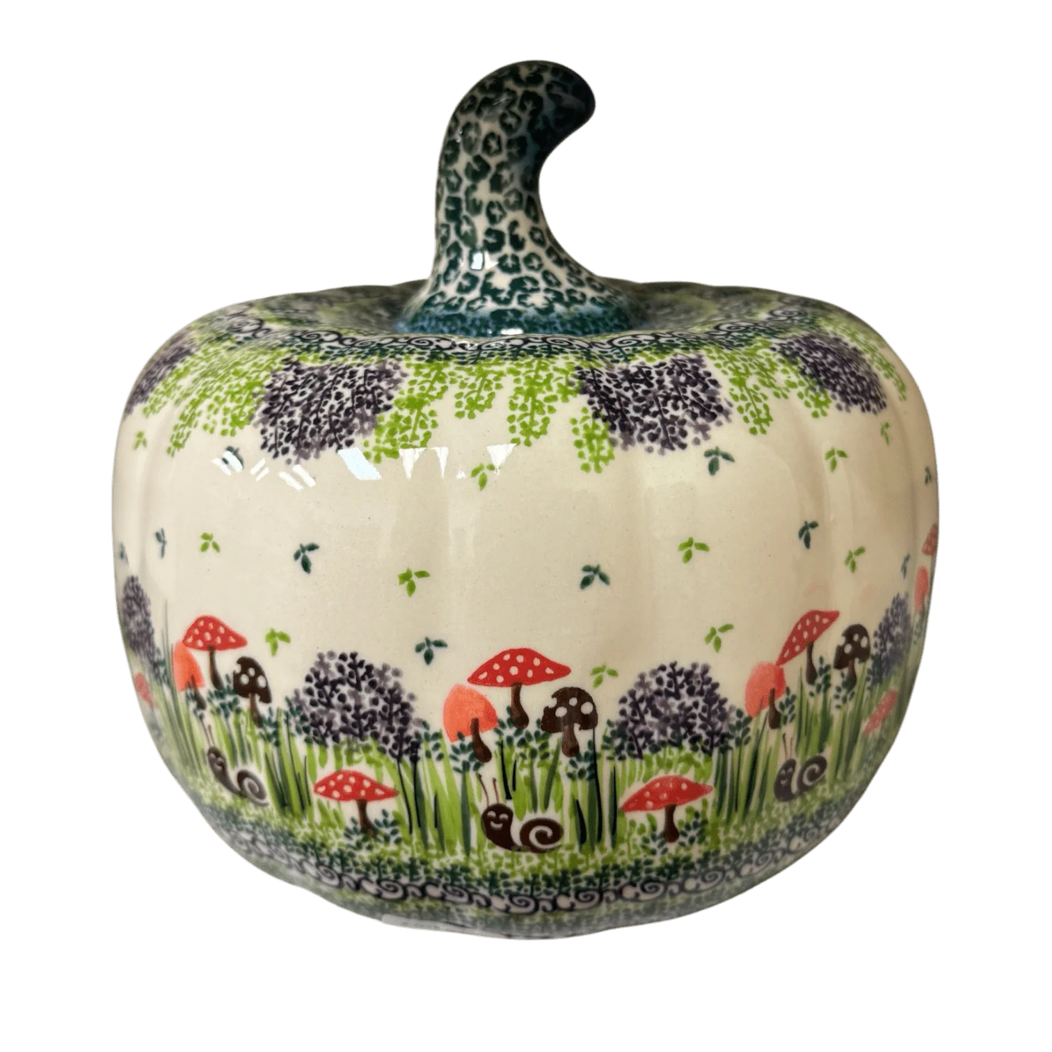 Luminary, Pumpkin, 8" in "Mushroom Meadow" by Galia | GAD28D-ULA3 - Image 3