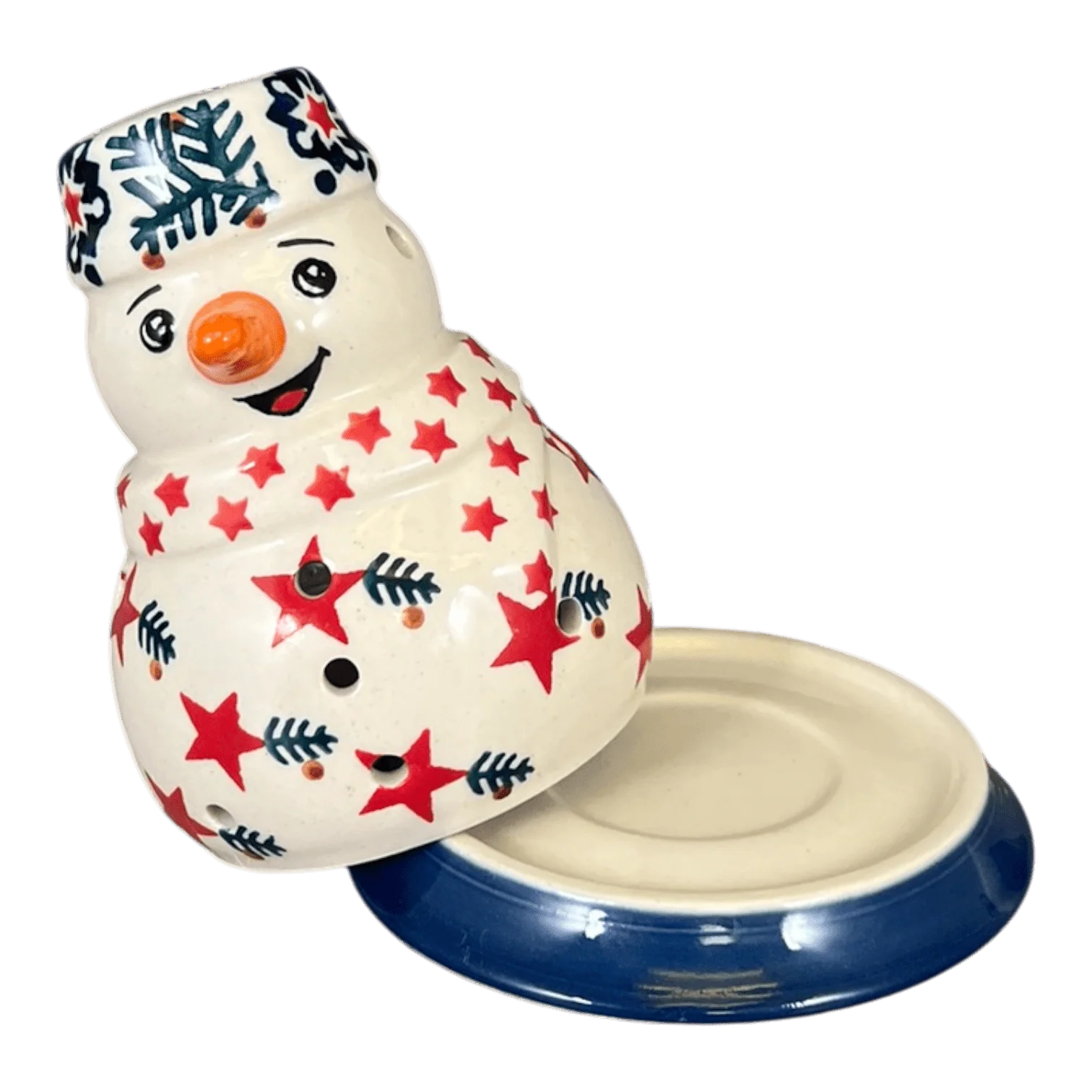 Luminary, Snowman, 5" in "Evergreen Stars" by Manufaktura | L026T-PZGG - Image 2