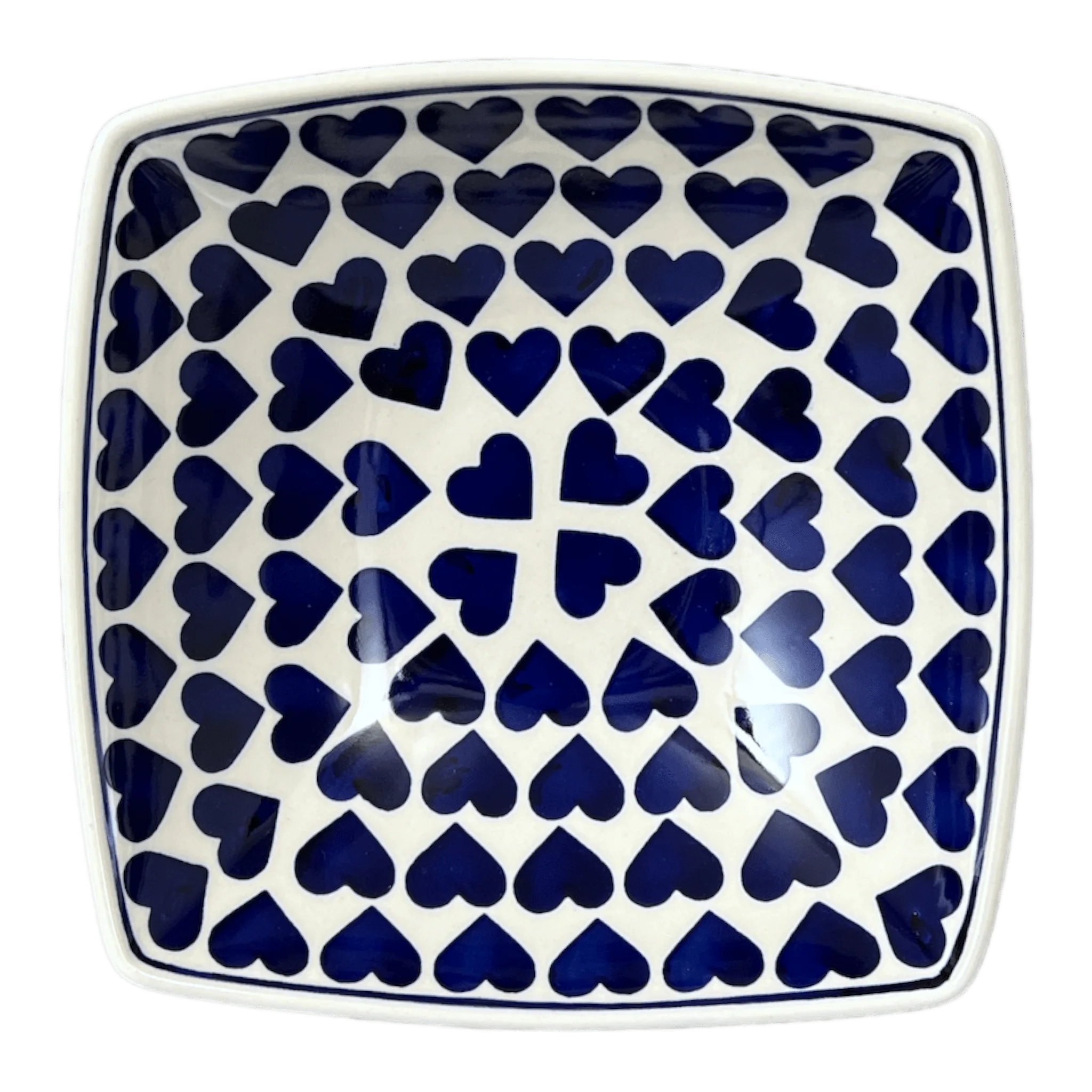 Bowl, Square, Nut, Medium, 7.75" in "Whole Hearted" by Manufaktura | M113T-SEDU - Image 3