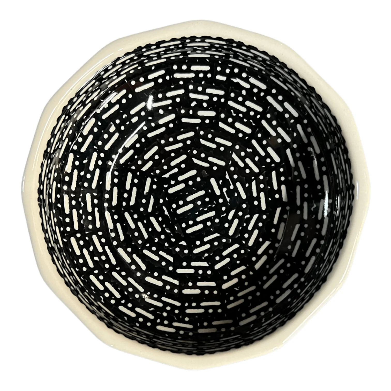 Bowl, Multiangular, 5" in "Metro" by Manufaktura | M058T-WCZM - Image 3
