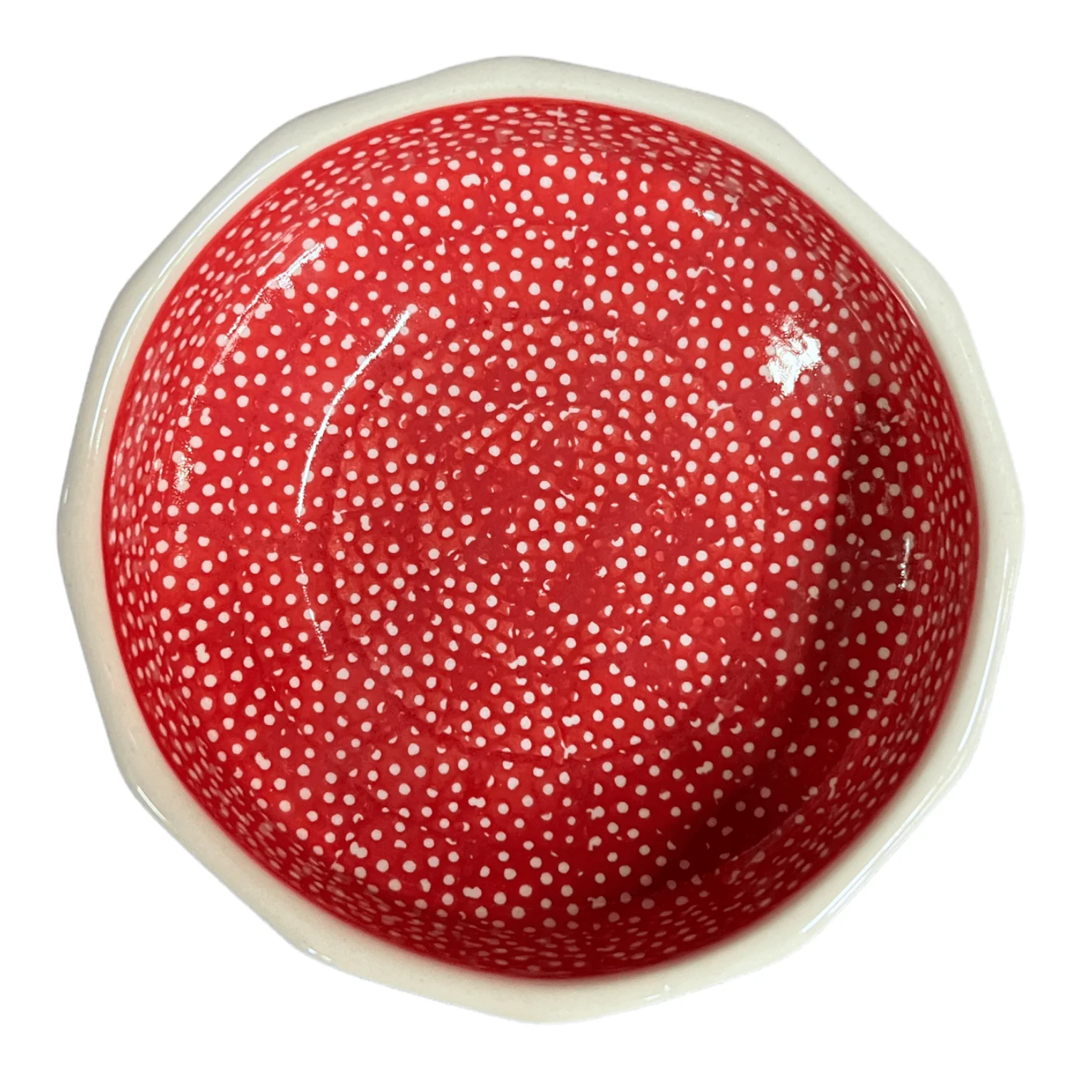 Bowl, Multiangular, 5" in "Red Sky at Night" by Manufaktura | M058T-WCZE - Image 3