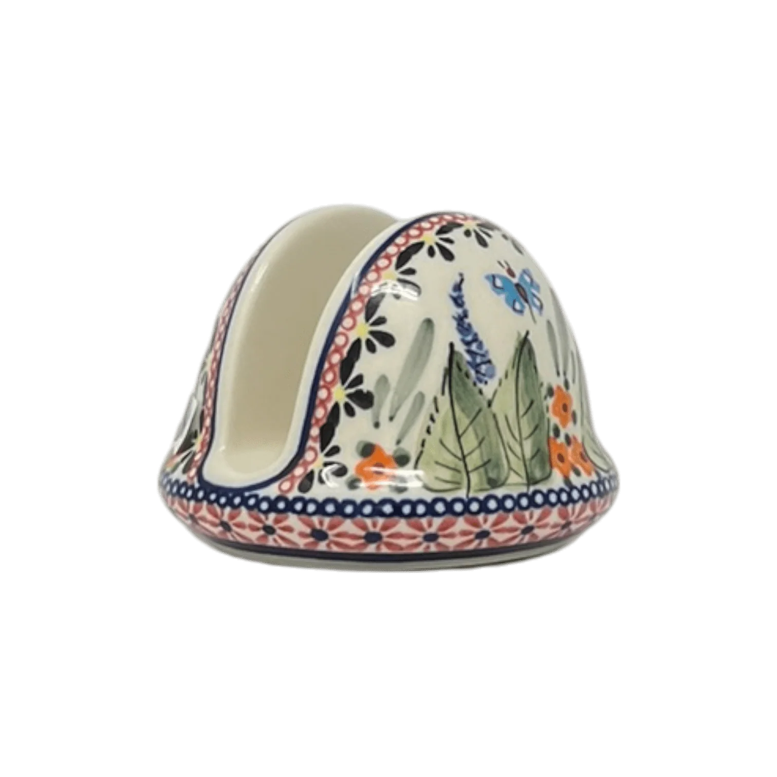 Napkin Holder, Round, 3" in "Butterfly Bouquet" by Zaklady | Y1109-ART149 - Image 4