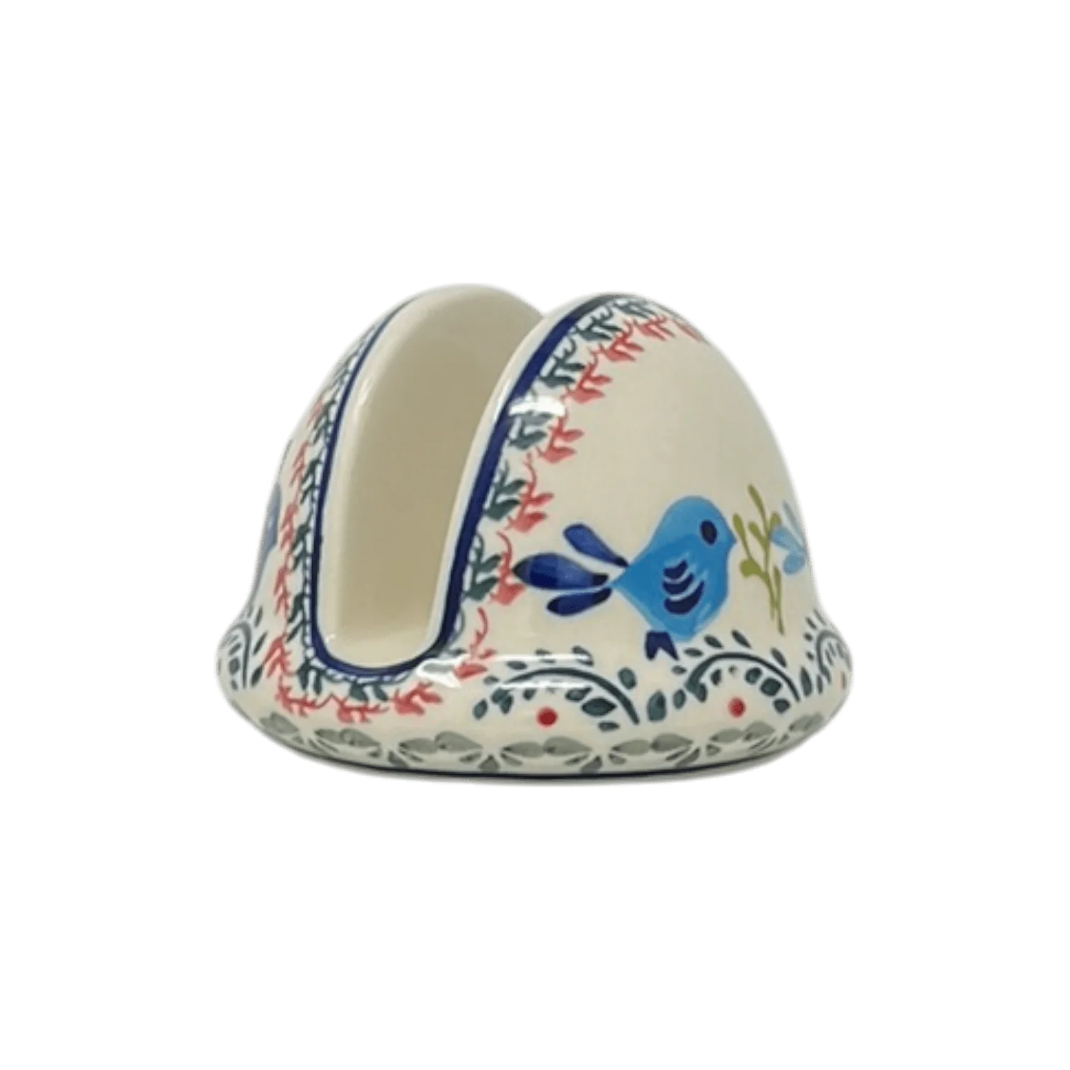 Napkin Holder, Round, 3" in "Circling Bluebirds" by Zaklady | Y1109-ART214 - Image 4