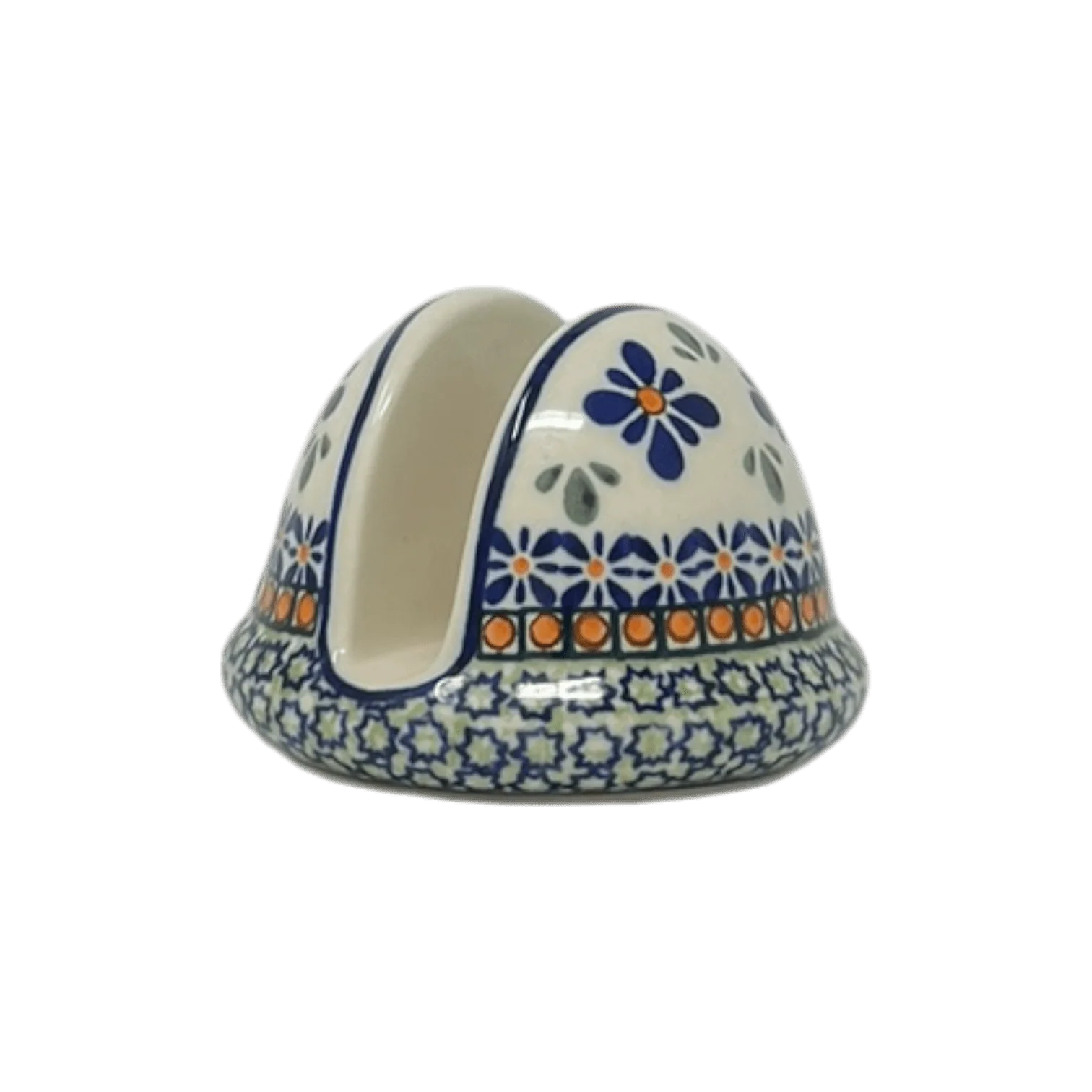 Napkin Holder, Round, 3" in "Emerald Mosaic" by Zaklady | Y1109-DU60 - Image 4