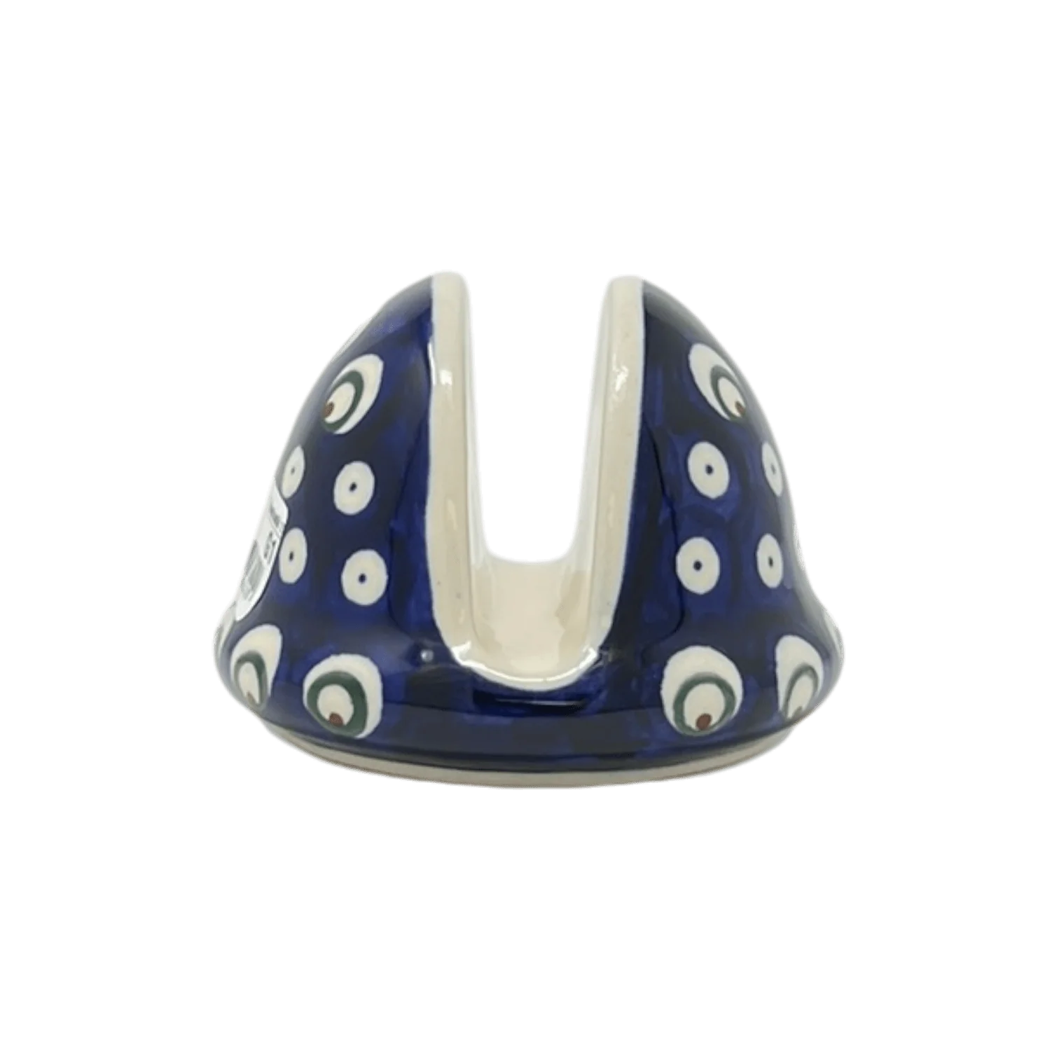 Napkin Holder, Round, 3" in "Peacock Burst" by Zaklady | Y1109-D487 - Image 3