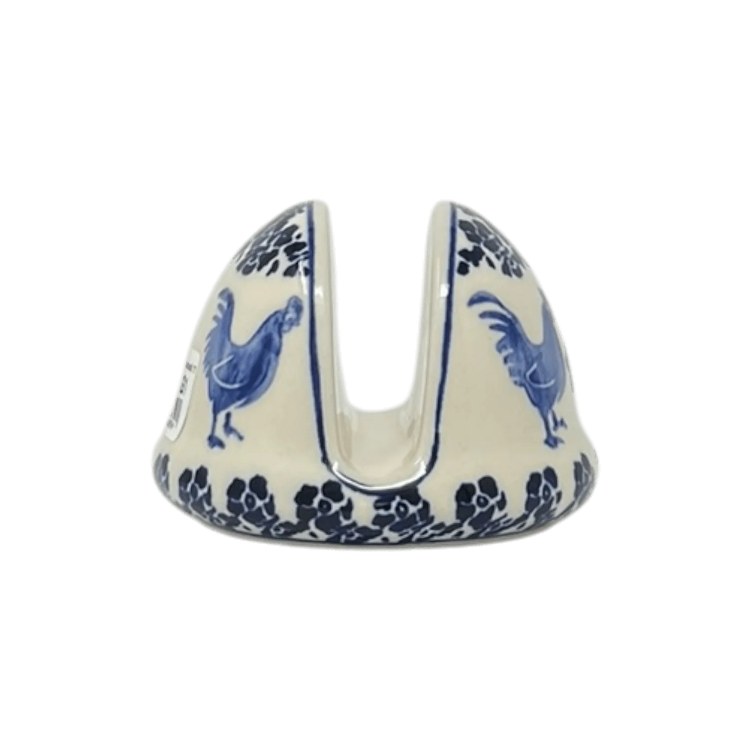 Napkin Holder, Round, 3" in "Rooster Blues" by Zaklady | Y1109-D1149 - Image 3