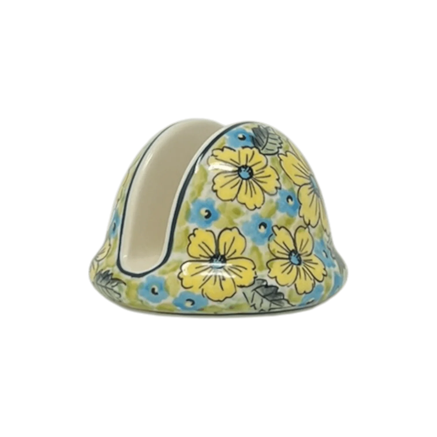 Napkin Holder, Round, 3" in "Sunny Meadow" by Zaklady | Y1109-ART332 - Image 4