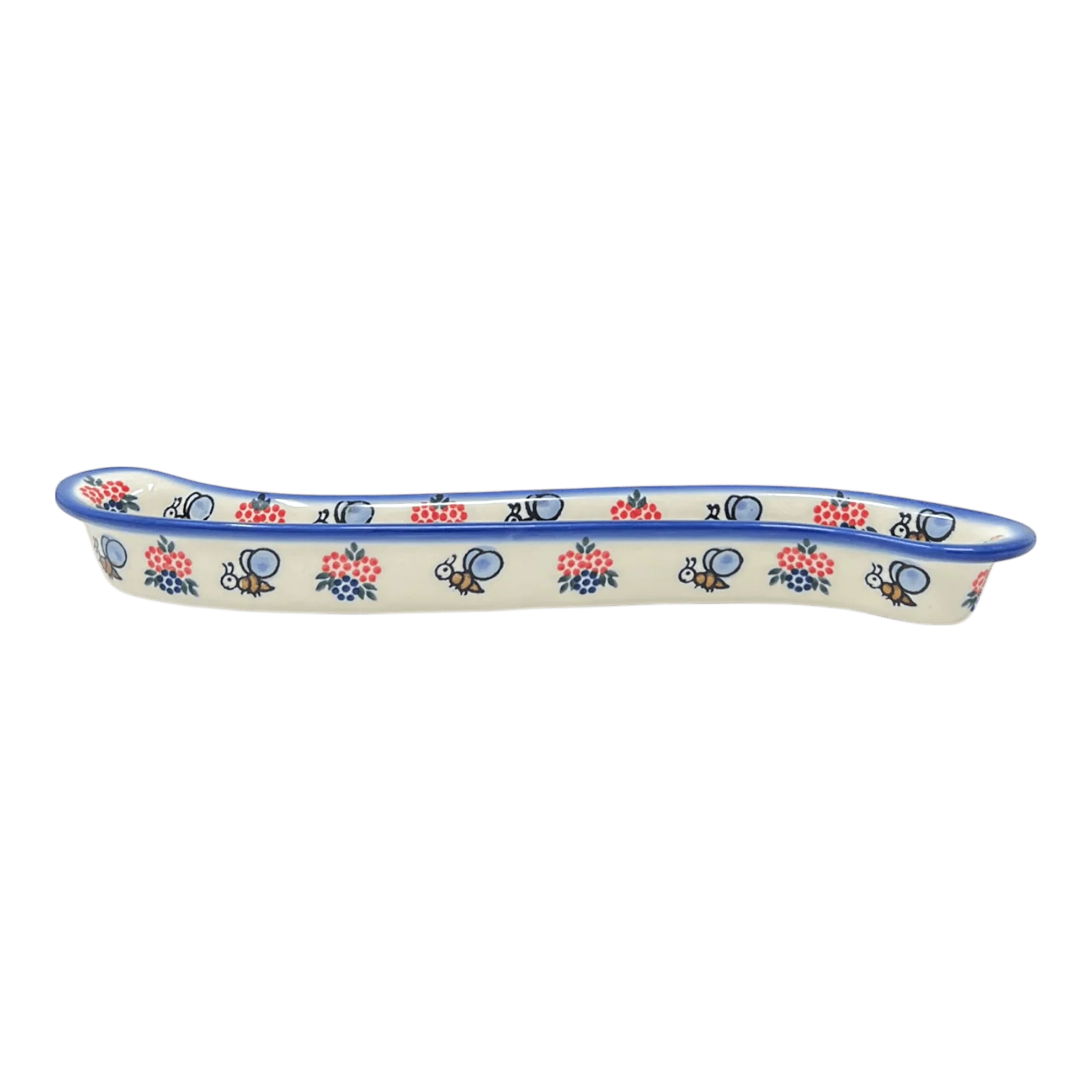 Olive Boat, Curved, 13" x 1.75" in "Bee's Knees" by Andy | NDA132-A2