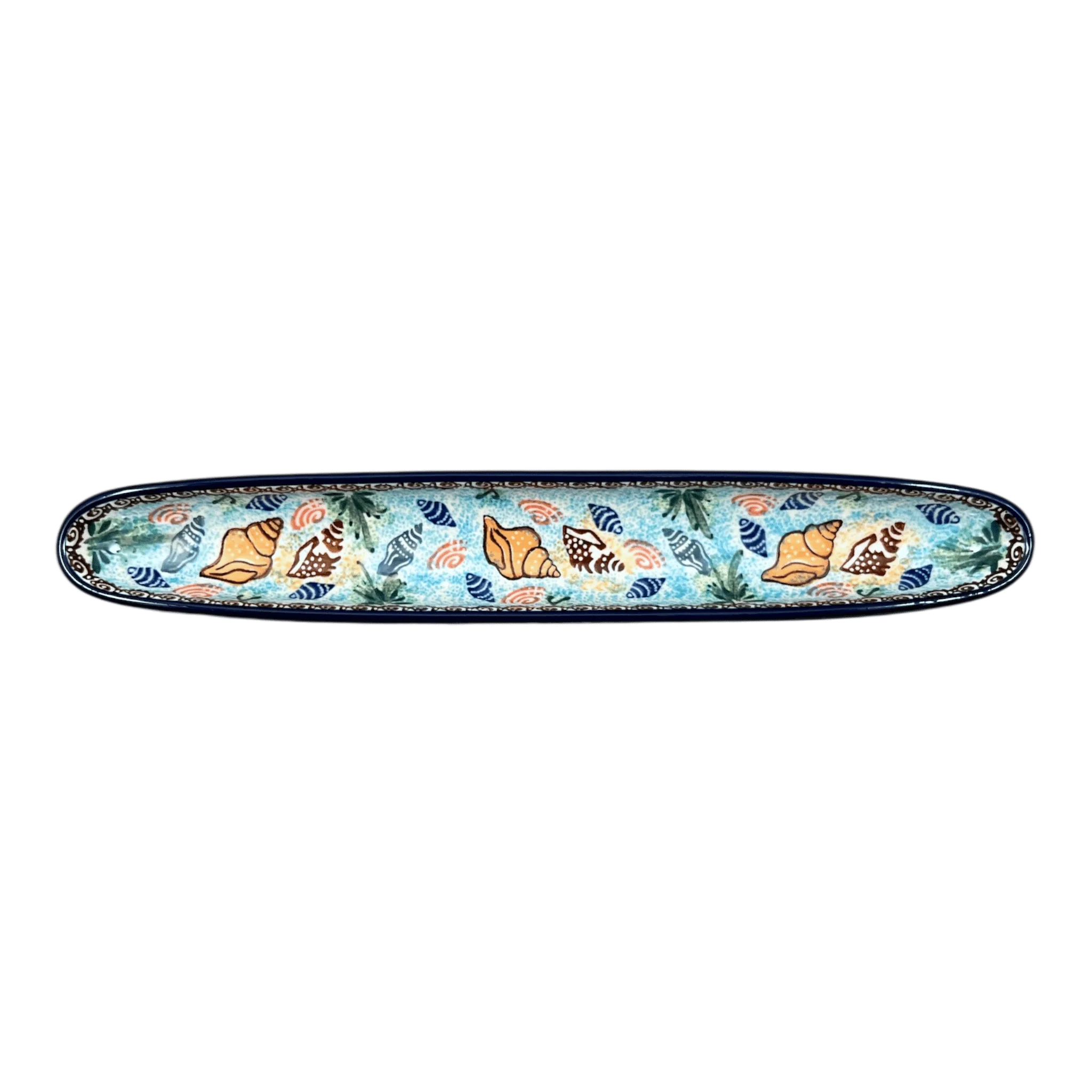 Olive Boat, 12" x 2" in "Poseidon's Treasure" by Ceramika Artystyczna | A924-U1899 - Image 3