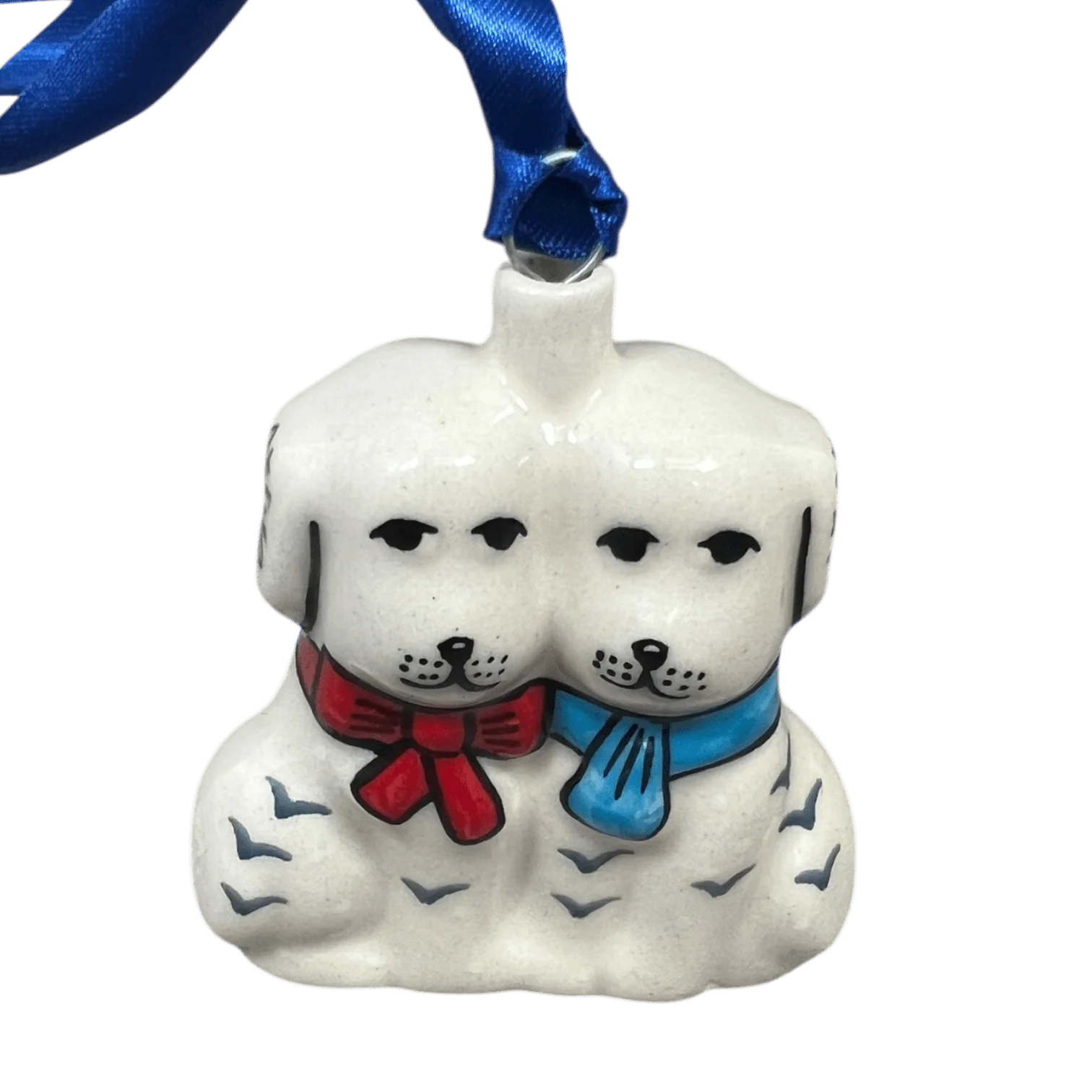 Ornament, Puppy Dogs, 2.5" in "Pine Forest" by Manufaktura | K015S-PS29
