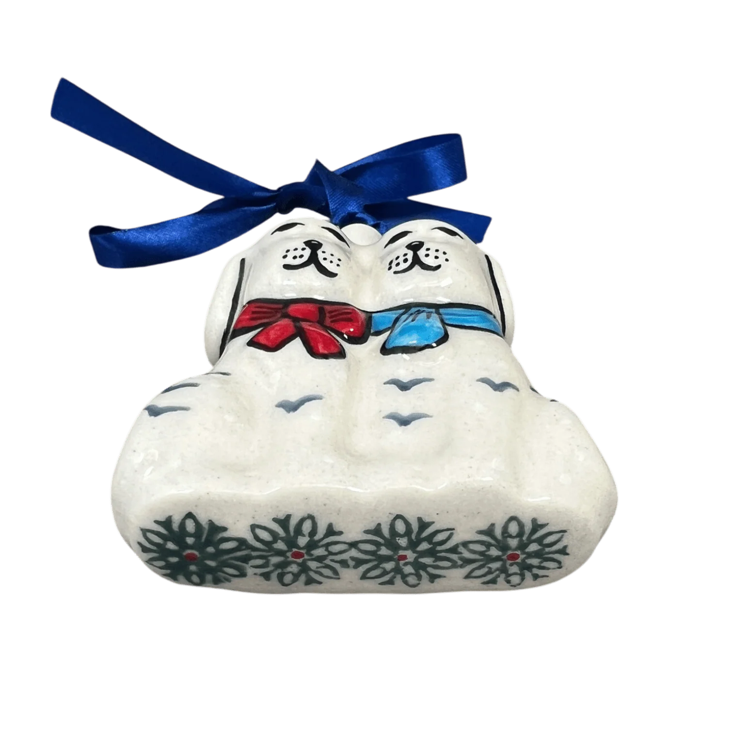 Ornament, Puppy Dogs, 2.5" in "Pine Forest" by Manufaktura | K015S-PS29 - Image 3