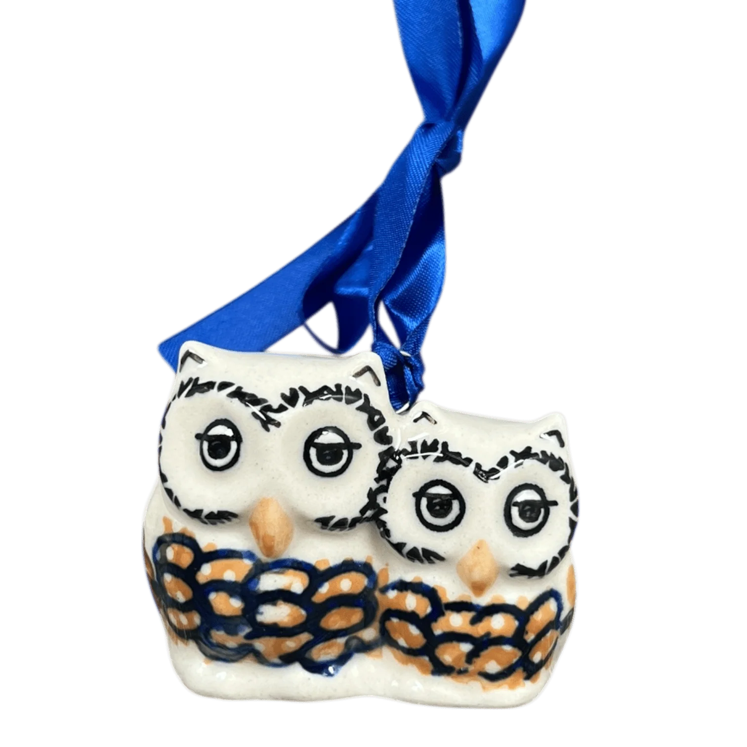 Ornament, Two Owl, 2" in "Bouquet in a Basket" by Manufaktura | K020S-JZK
