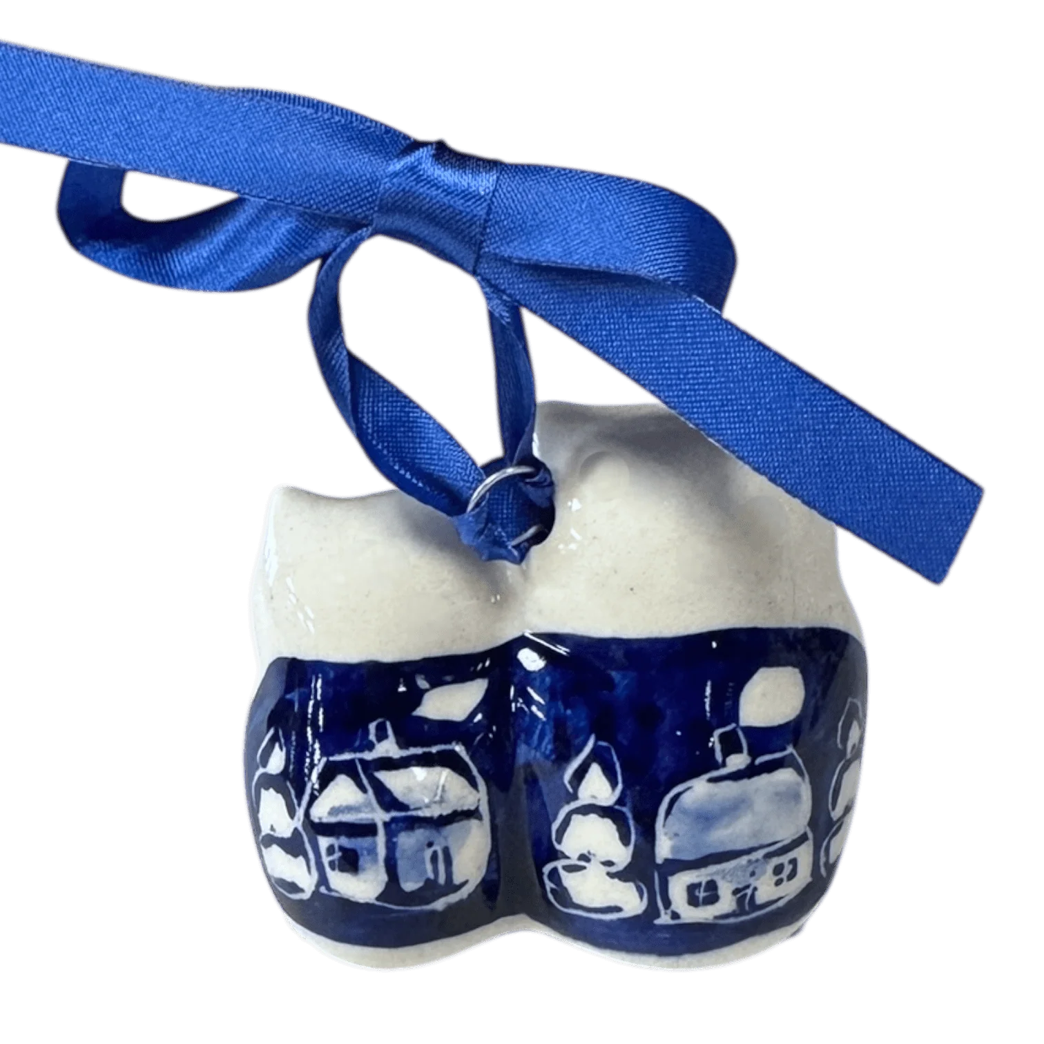 Ornament, Two Owl, 2" in "Winter's Eve" by Manufaktura | K020S-IBZ - Image 3