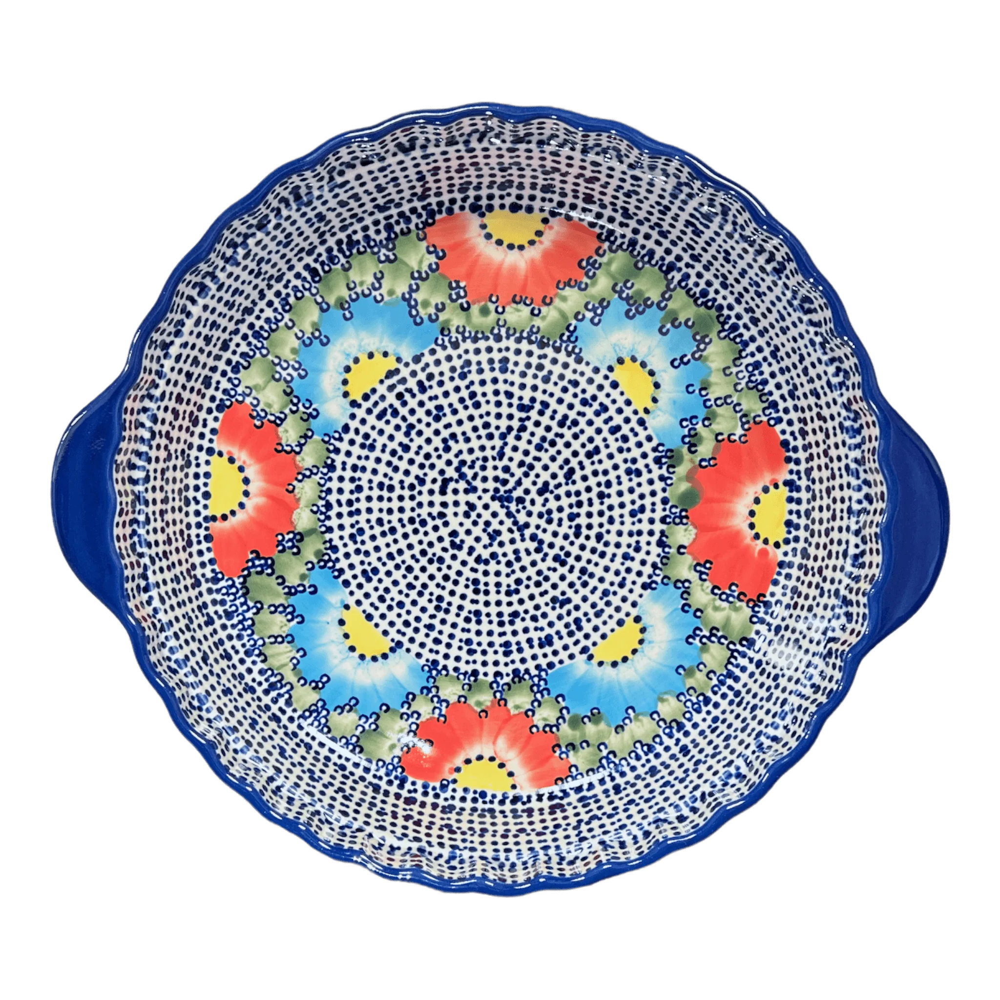 Baker, Round, Pie Plate, Handles, 9.75" in "Fiesta" by Manufaktura | Z148U-U1 - Image 3