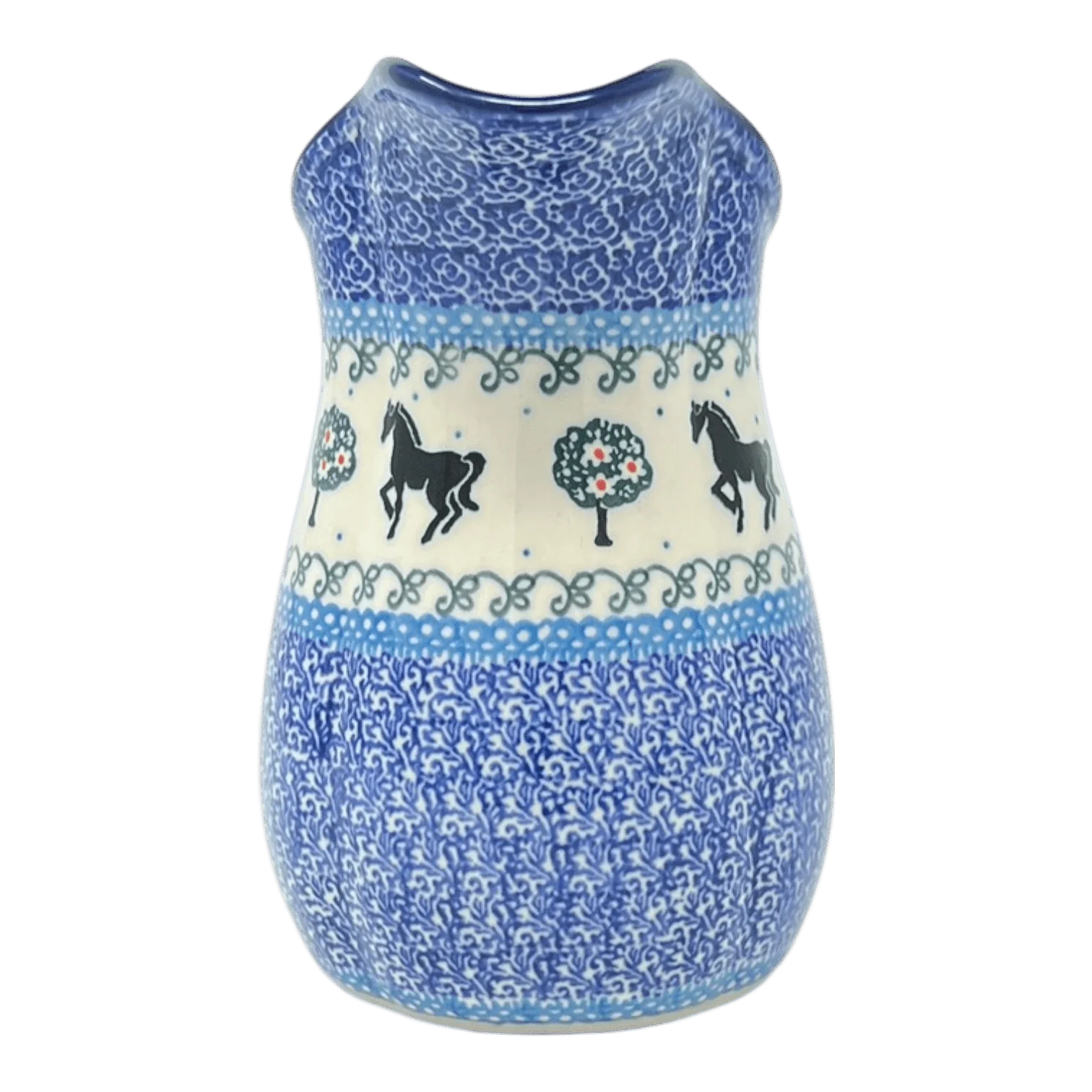 Pitcher, Fancy, Small 30 oz. in "Black Stallion" by Ceramika Artystyczna | AB36-2257X - Image 2