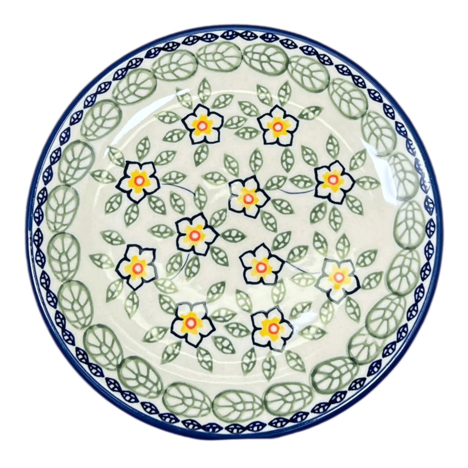 Plate, Round, Dessert, 7.25" in "Sunrise Jasmine" by Manufaktura | T131S-DP1