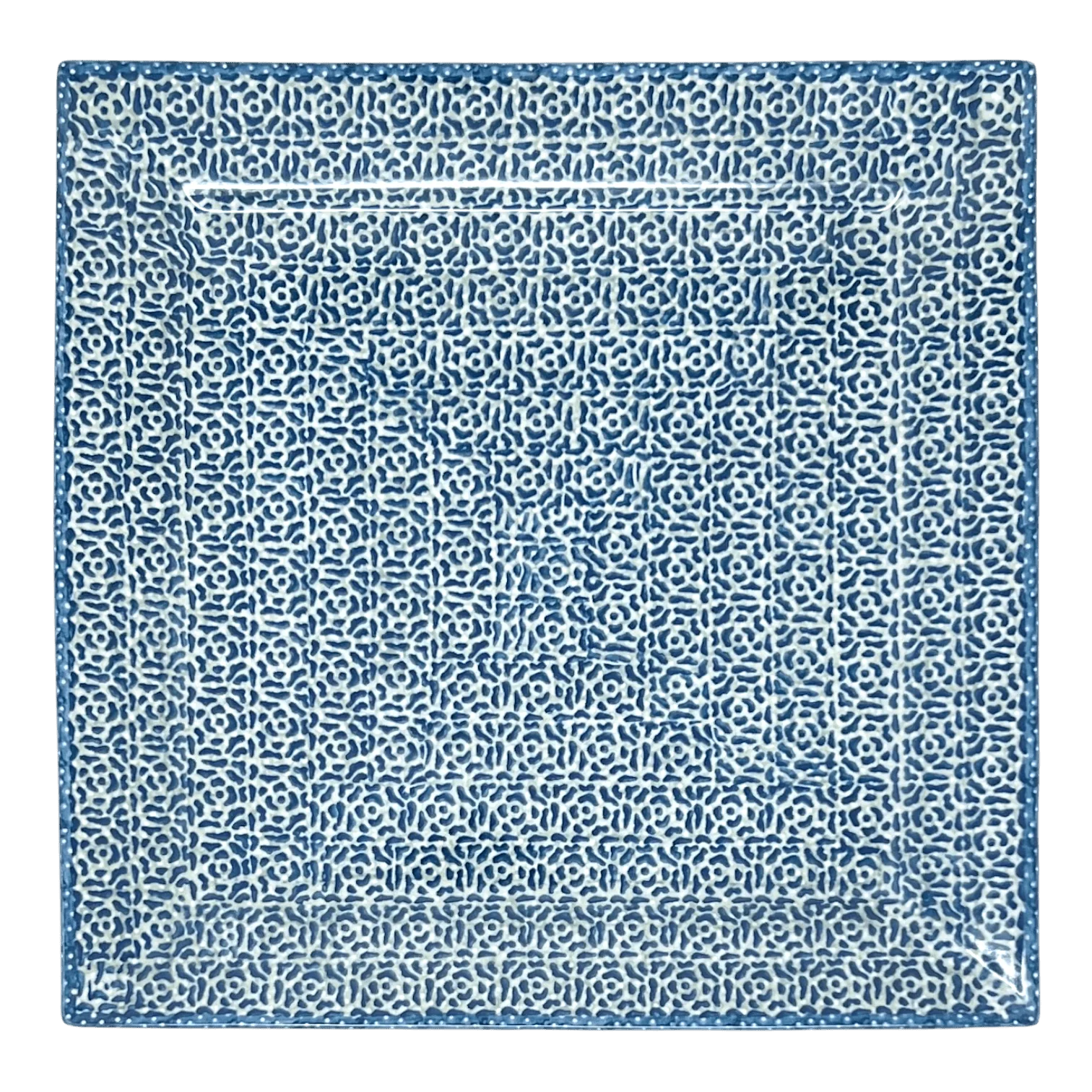 Plate, Square, Dinner, 11.25" Plate in "Green Peace" by Manufaktura | T145U-W56Z