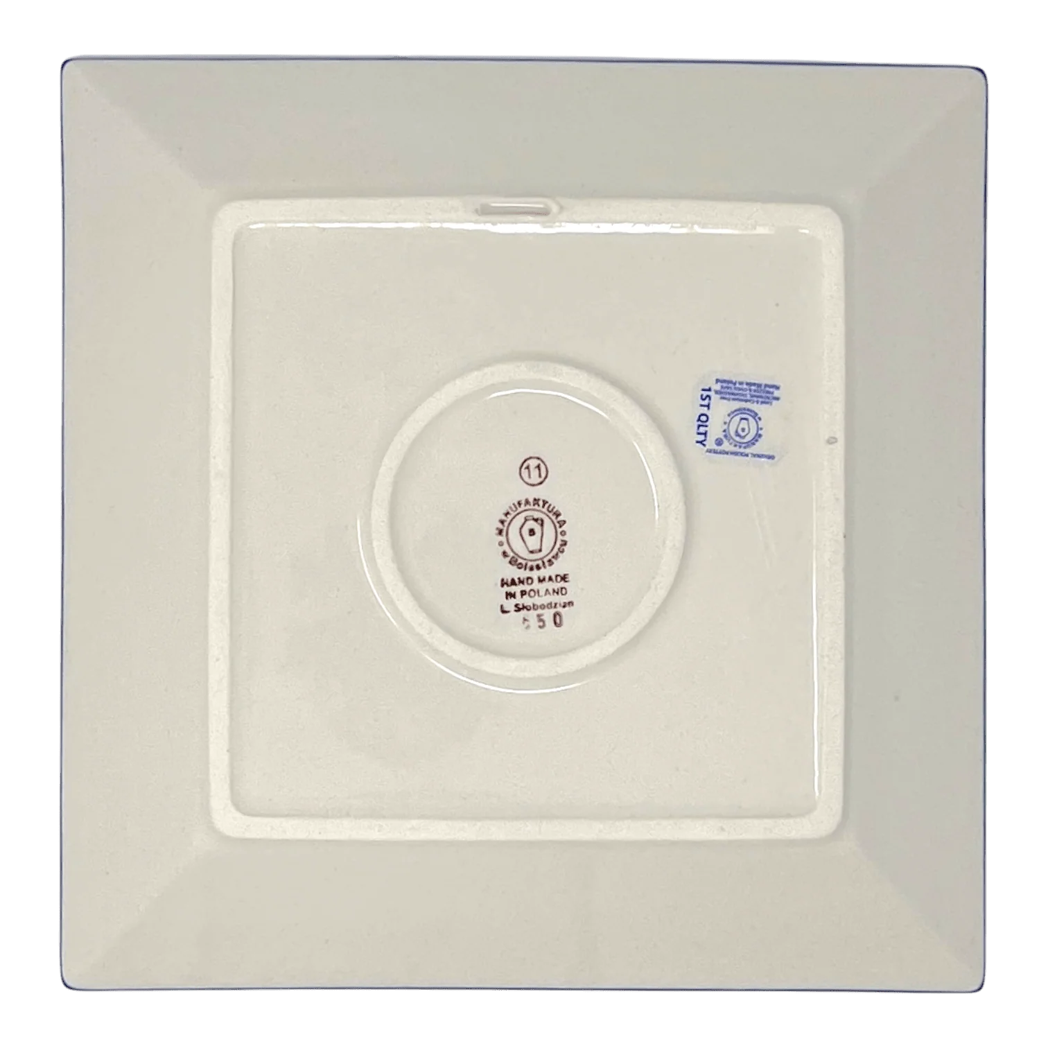 Plate, Square, Salad, 9" in "Simply Beautiful" by Manufaktura | T146T-AC61 - Image 3