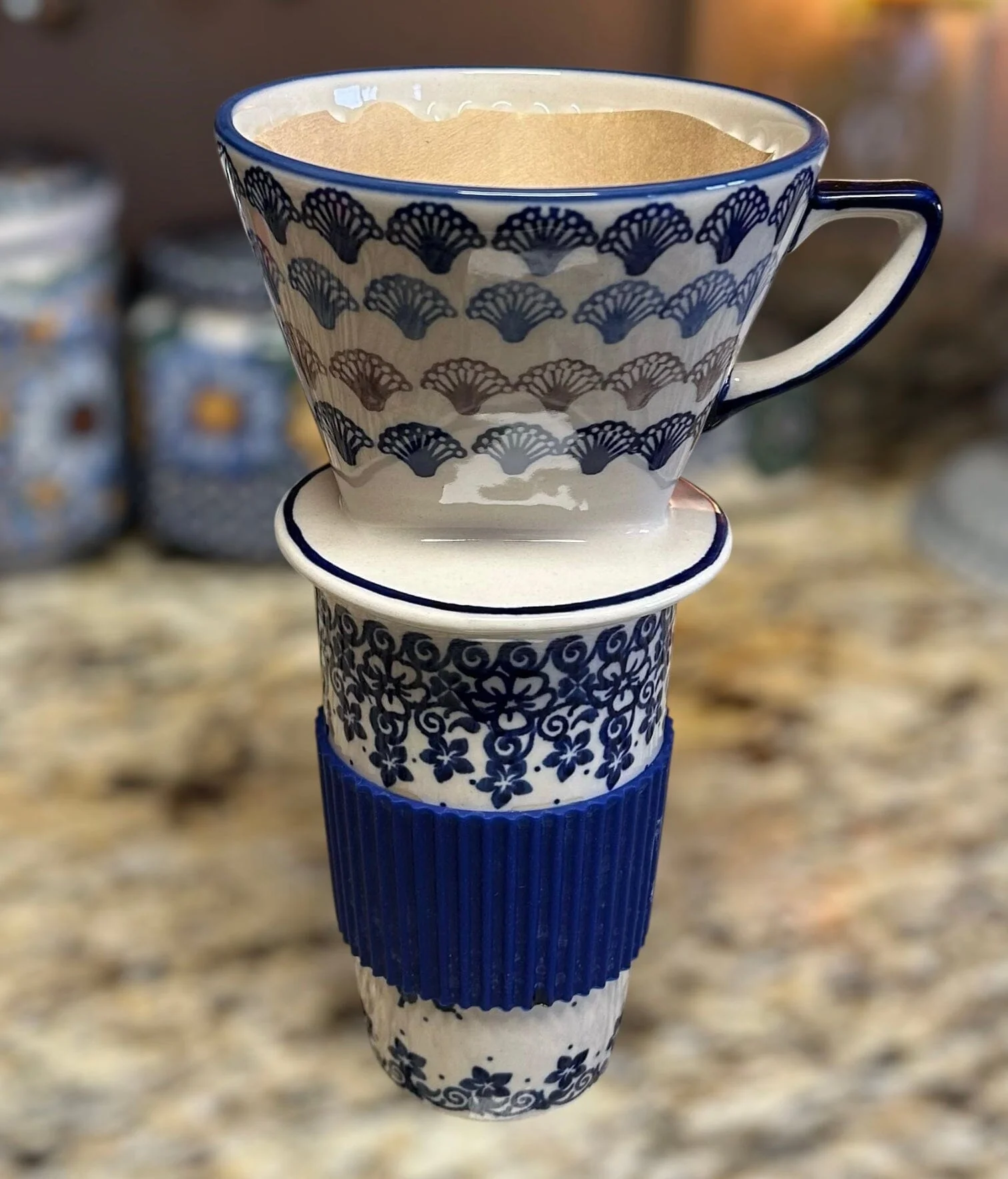 Pour Over, Coffee Dripper, 4.25" in "Bunny Love" by Manufaktura | F127T-P324 - Image 2