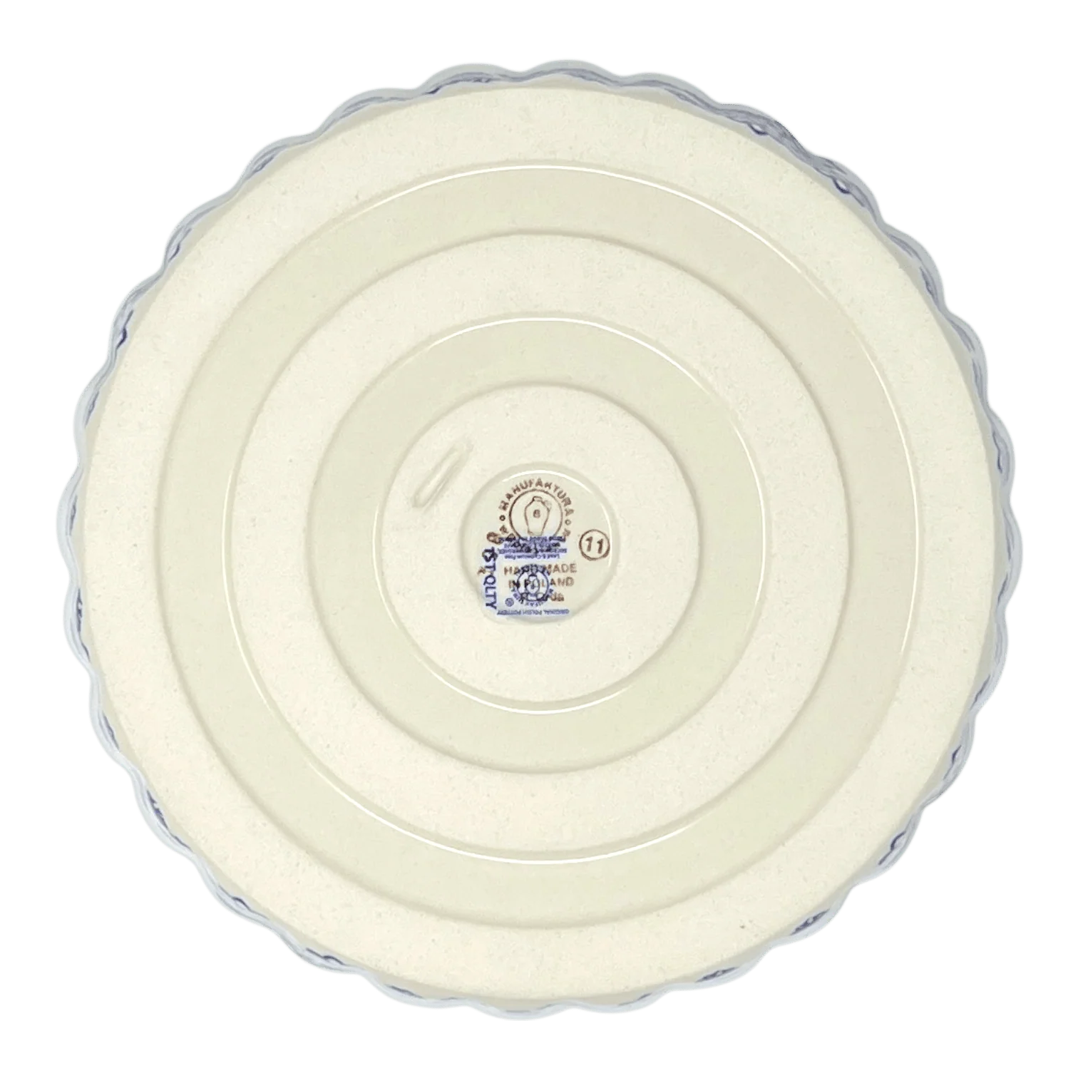 Quiche Dish, Medium 9" in "Butterfly Garden" by Manufaktura | F048T-MOT1 - Image 3
