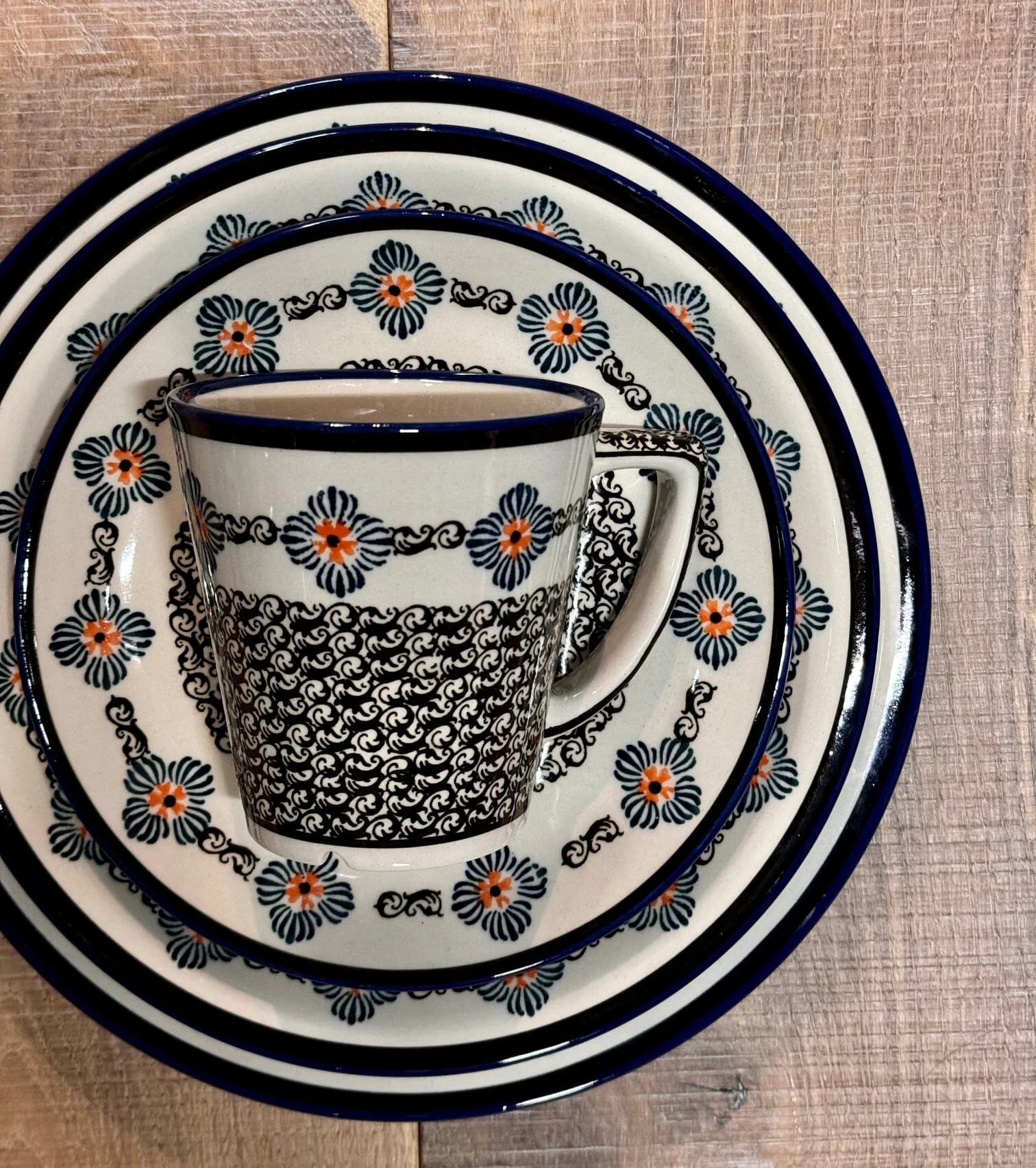 Plate, Round, Dinner, 10.75" Plate in "Mesa Verde Midnight" by Zaklady | Y1014-A1159A - Image 5