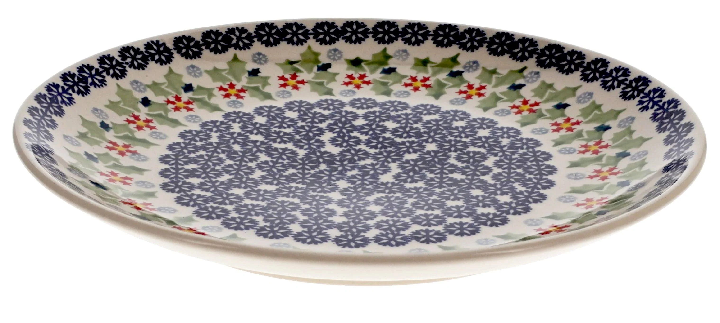 Plate, Round, Dinner, 10" in "Holly In Bloom" by Manufaktura | T132T-IN13 - Image 3