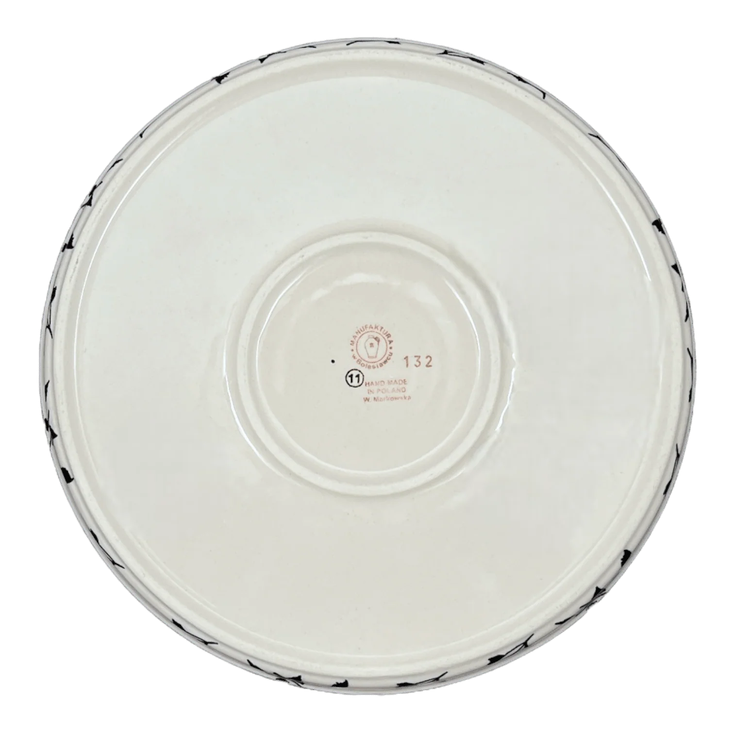 Tray, Round, 10.25" in "Black Spray" by Manufaktura | T153T-LISC - Image 4