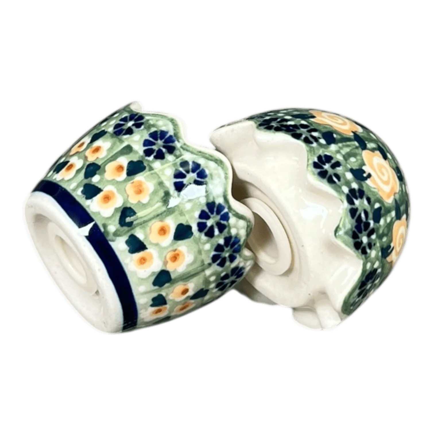 Salt & Pepper, Egg, 3" in "Perennial Garden" by Manufaktura | S115S-LM - Image 3