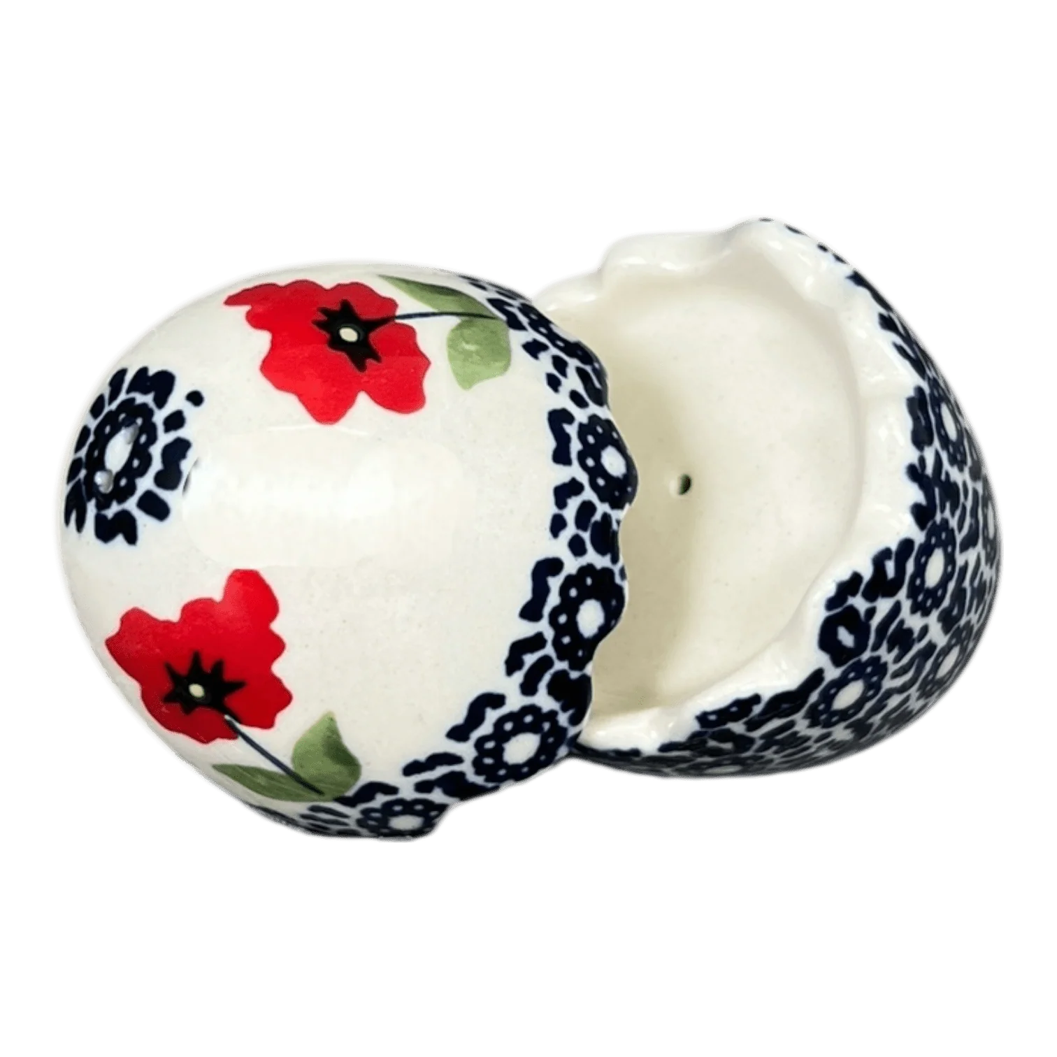 Salt & Pepper, Egg, 3" in "Poppy Garden" by Manufaktura | S115T-EJ01 - Image 2