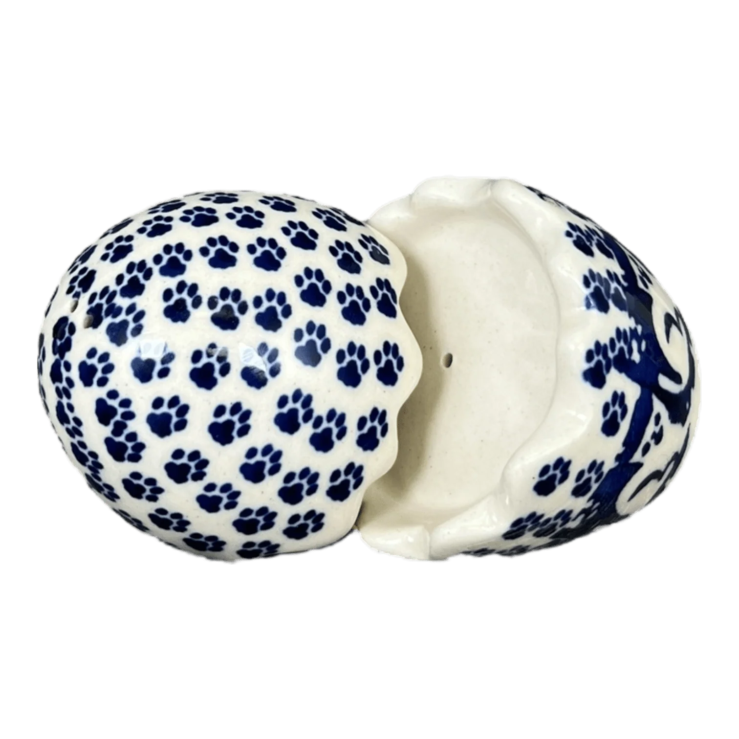 Salt & Pepper, Egg, 3" in "Kitty Cat Path" by Manufaktura | S115T-KOT6 - Image 2